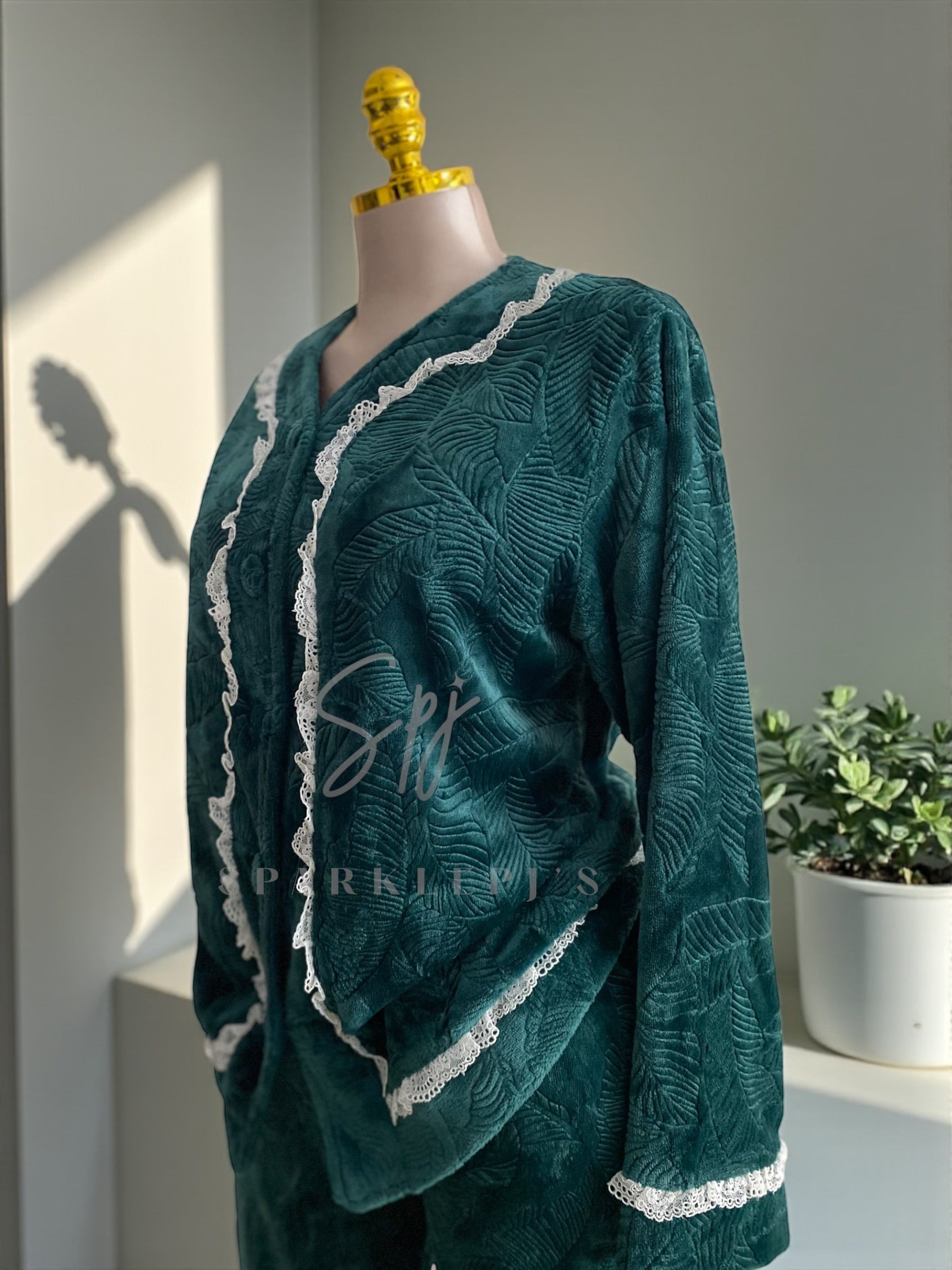Opulent Ruffle Pajamas