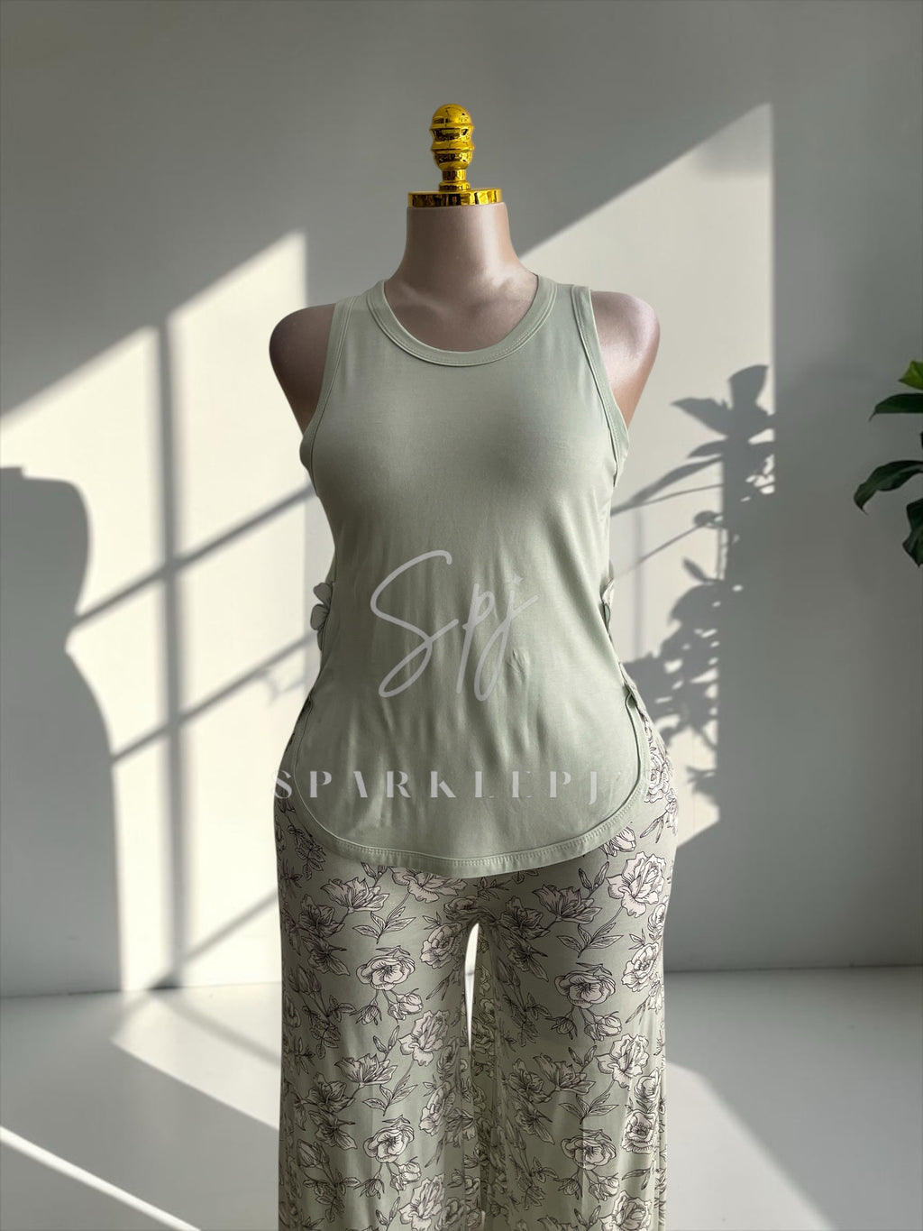 Soft Blossom Pajama Set