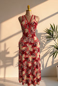 Scarlet Bloom Long Nightshirt