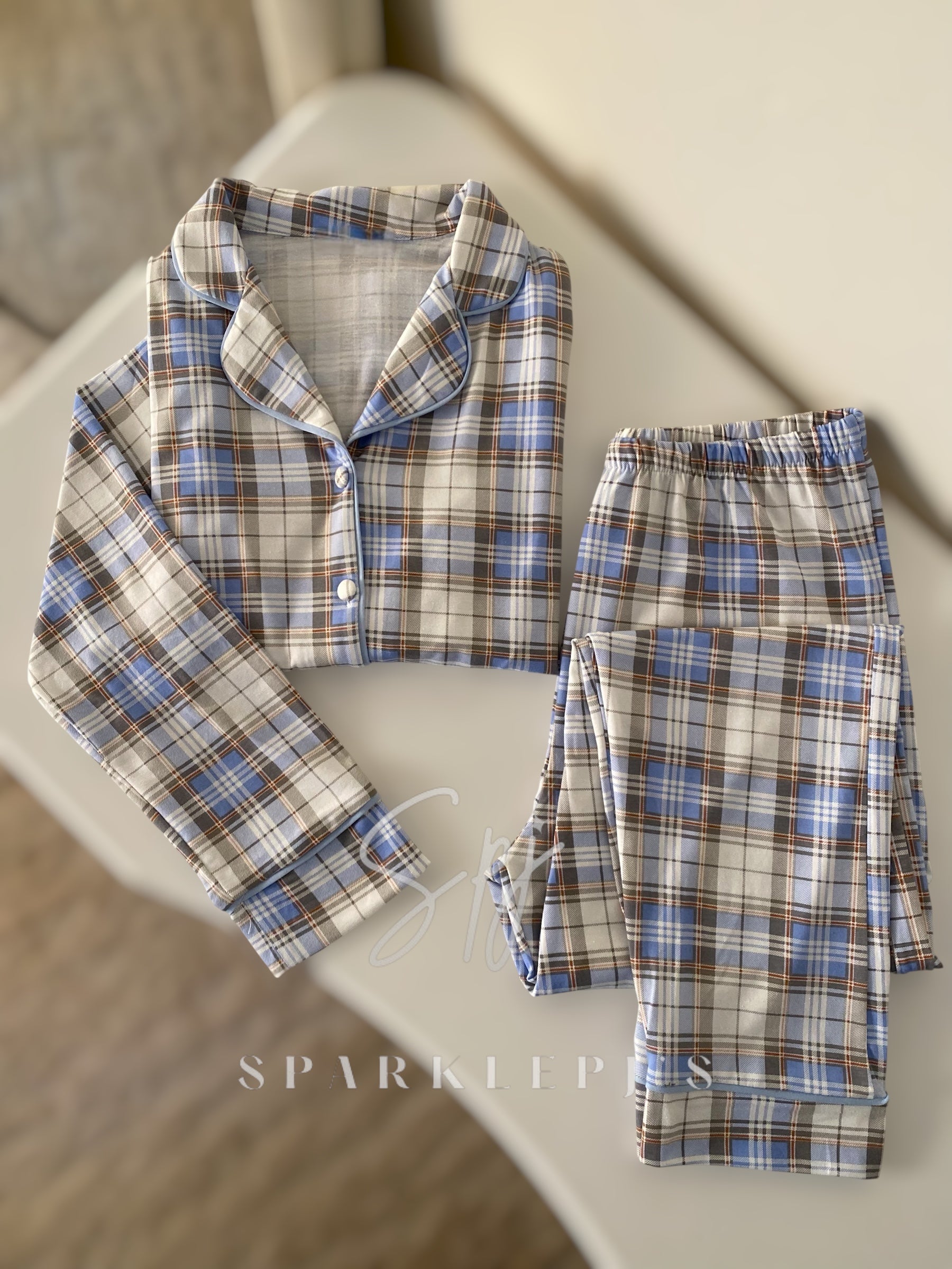 Elegant Plaid Pajama