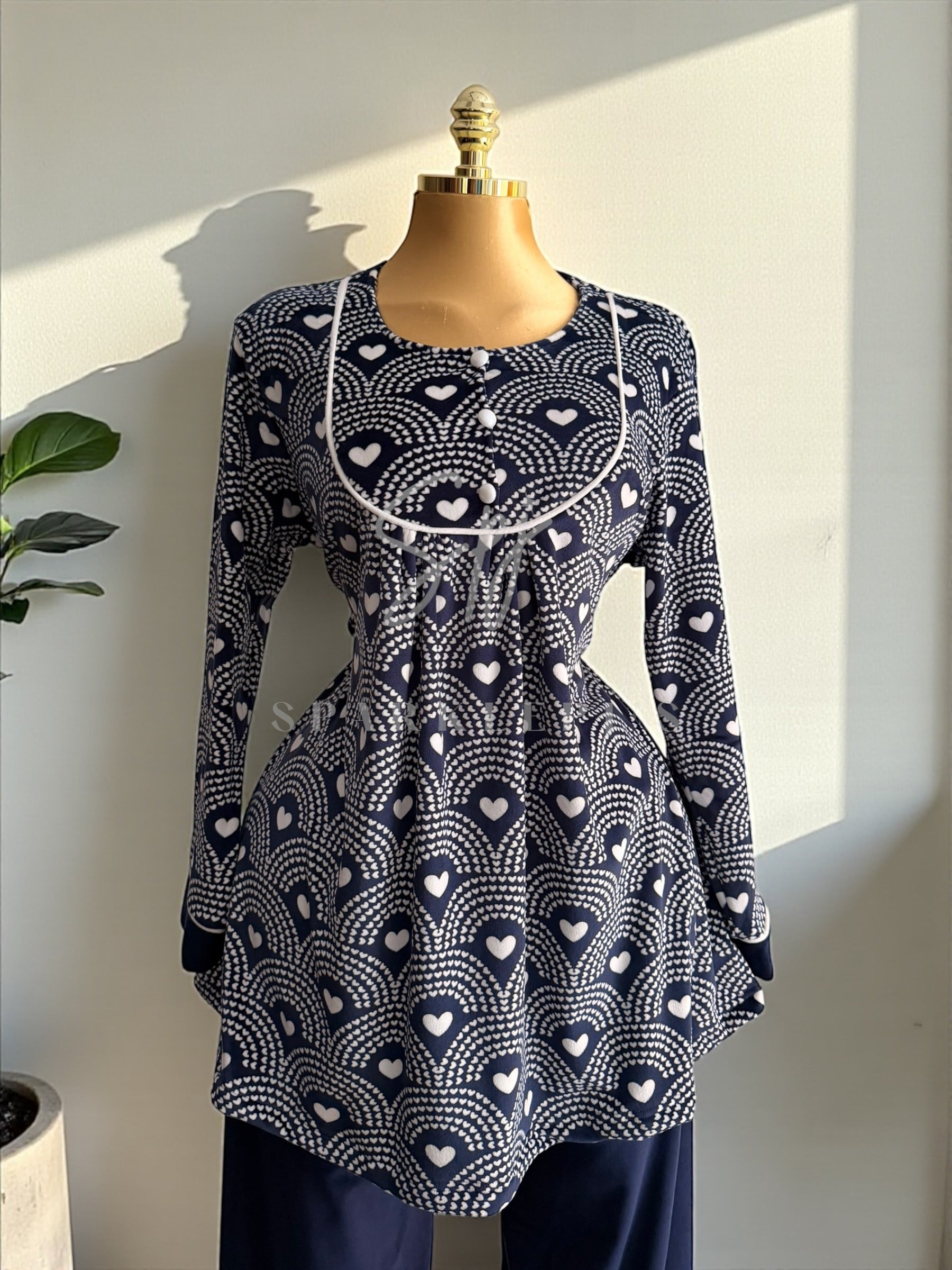 Love Notes Plus Size Pajama Set