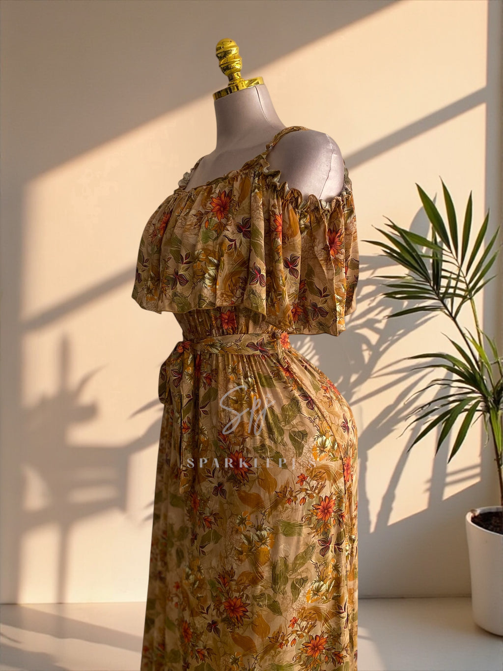 Golden Garden Maxi Nightshirt