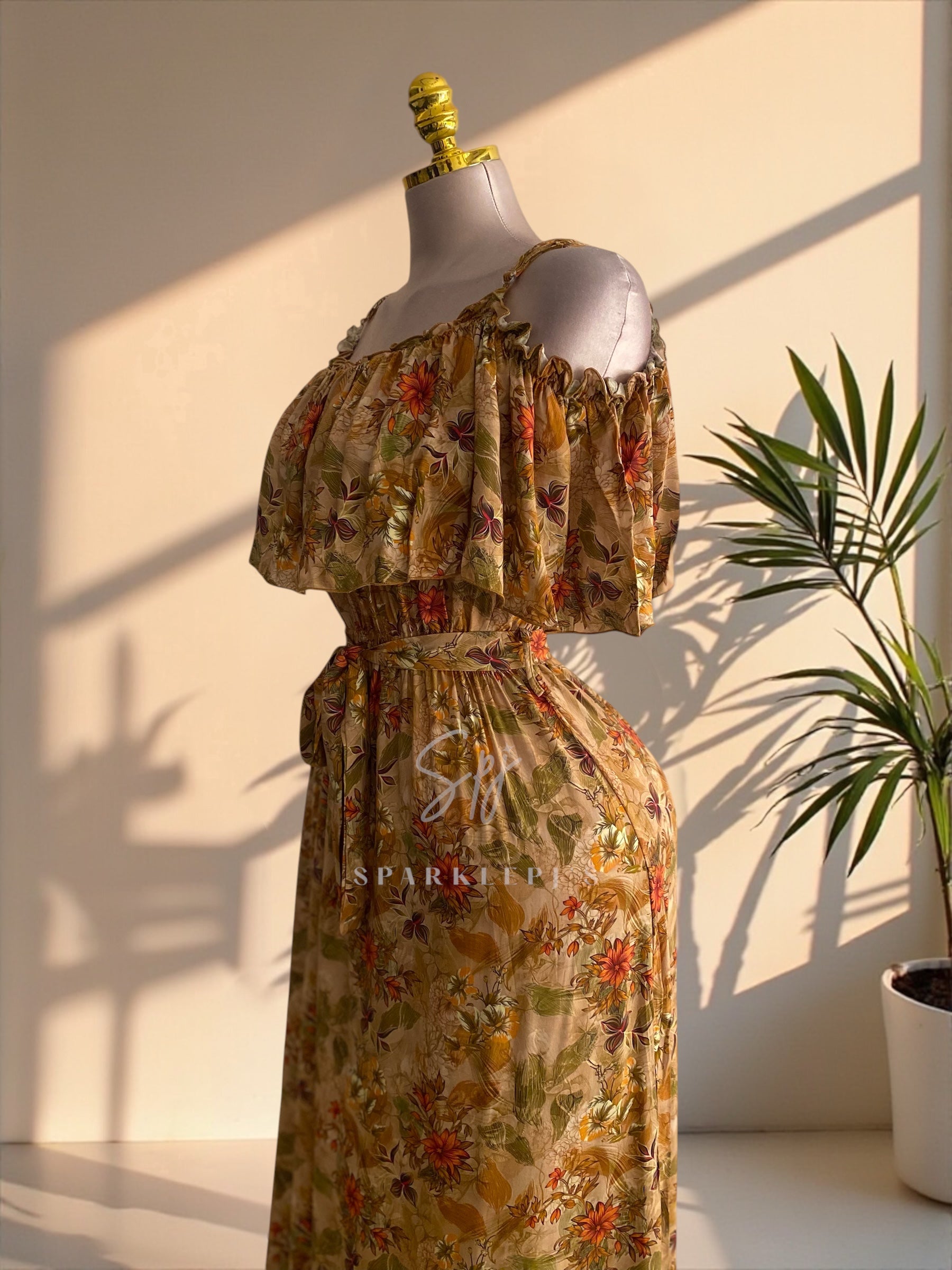 Golden Garden Maxi Nightshirt