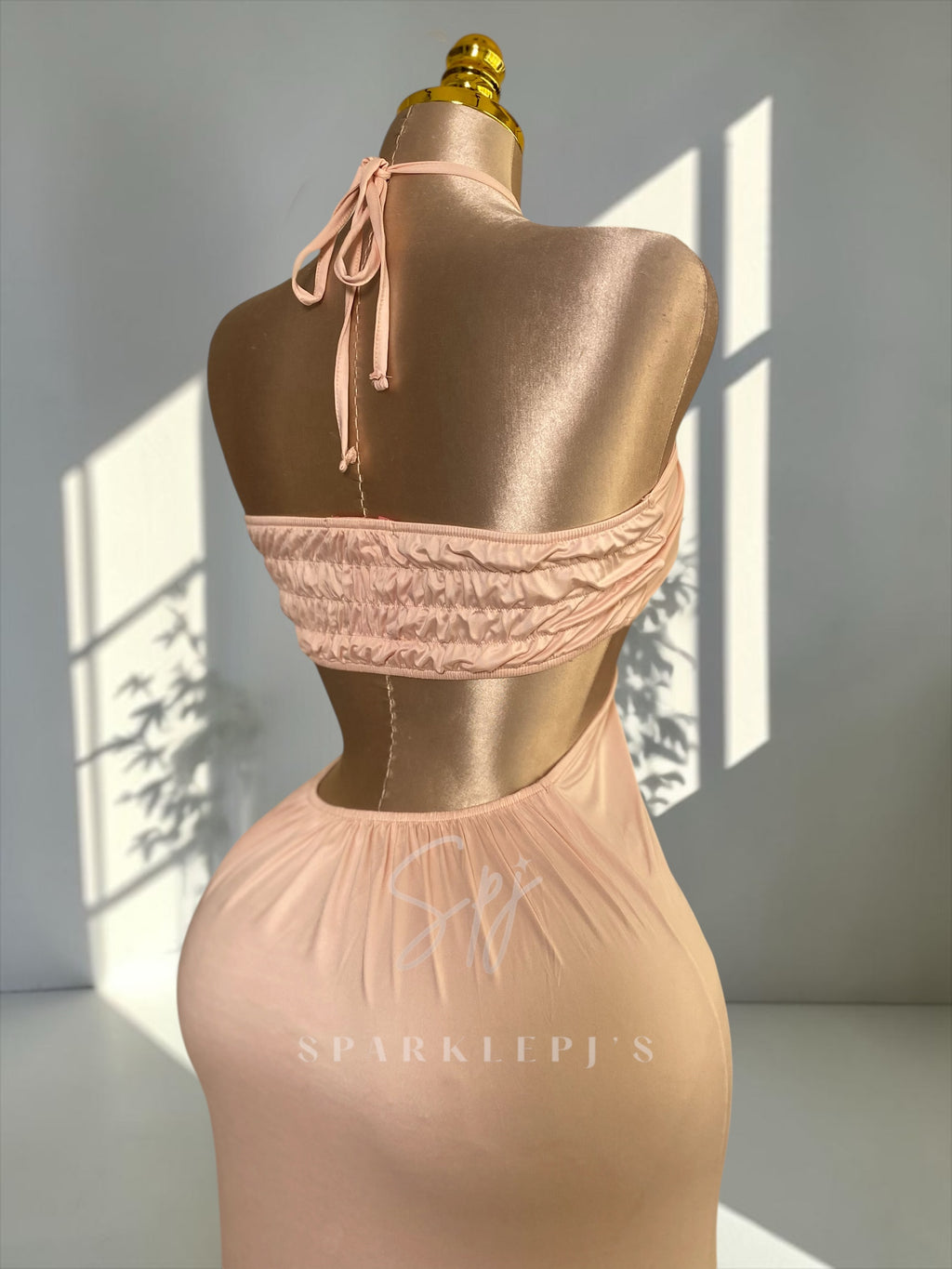 Open Back Lounge Maxi Dress
