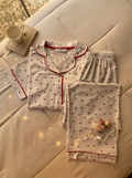 Cherry Love Ribbed Pajama Set