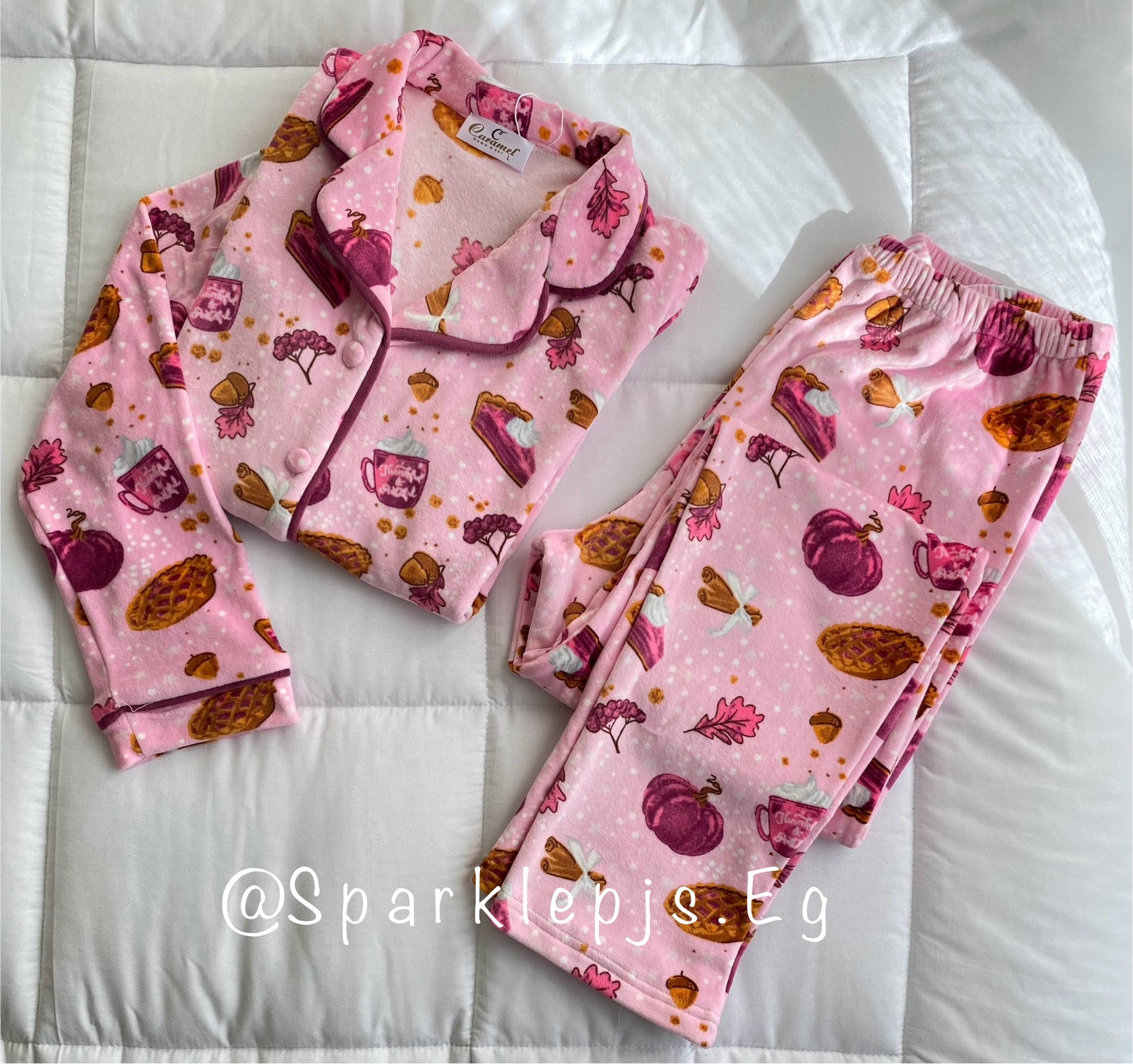 Pumpkin pink pajama