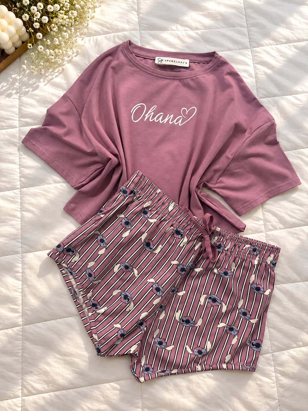Ohana Lounge Shorts Set