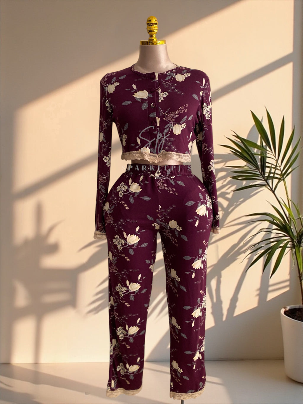 Lace Blossom Pajama
