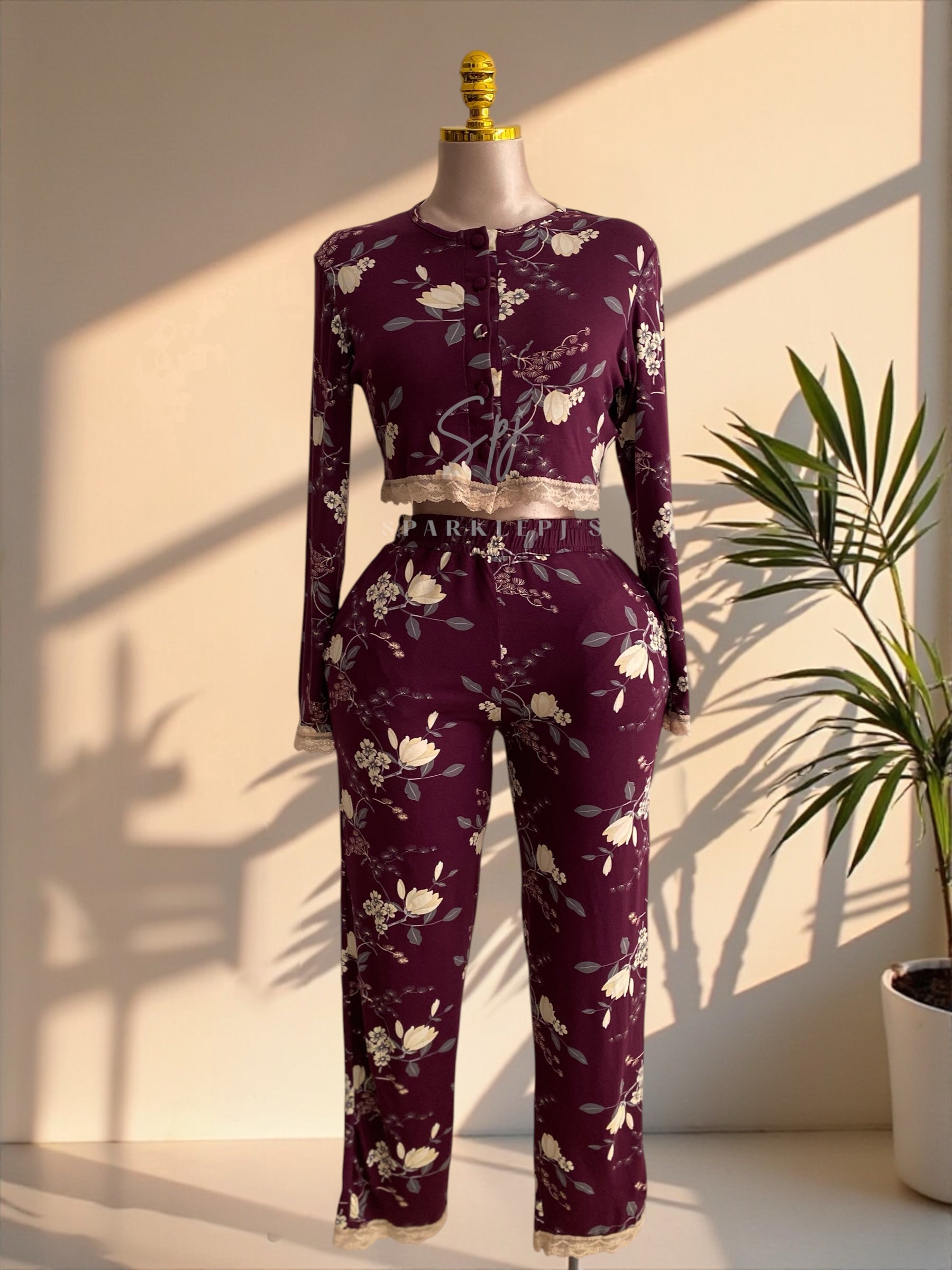 Lace Blossom Pajama