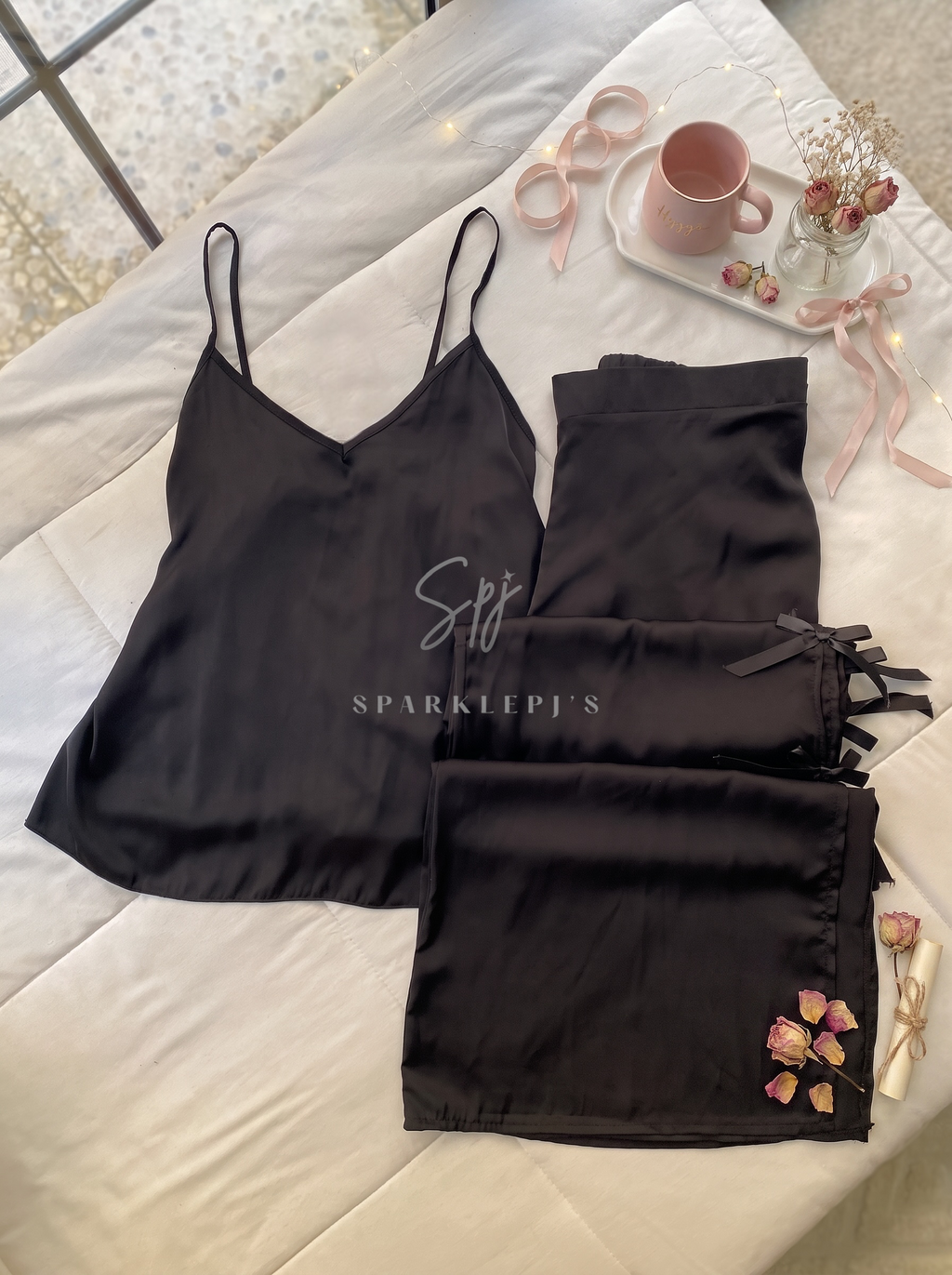 Silken Dreams Satin Pajama