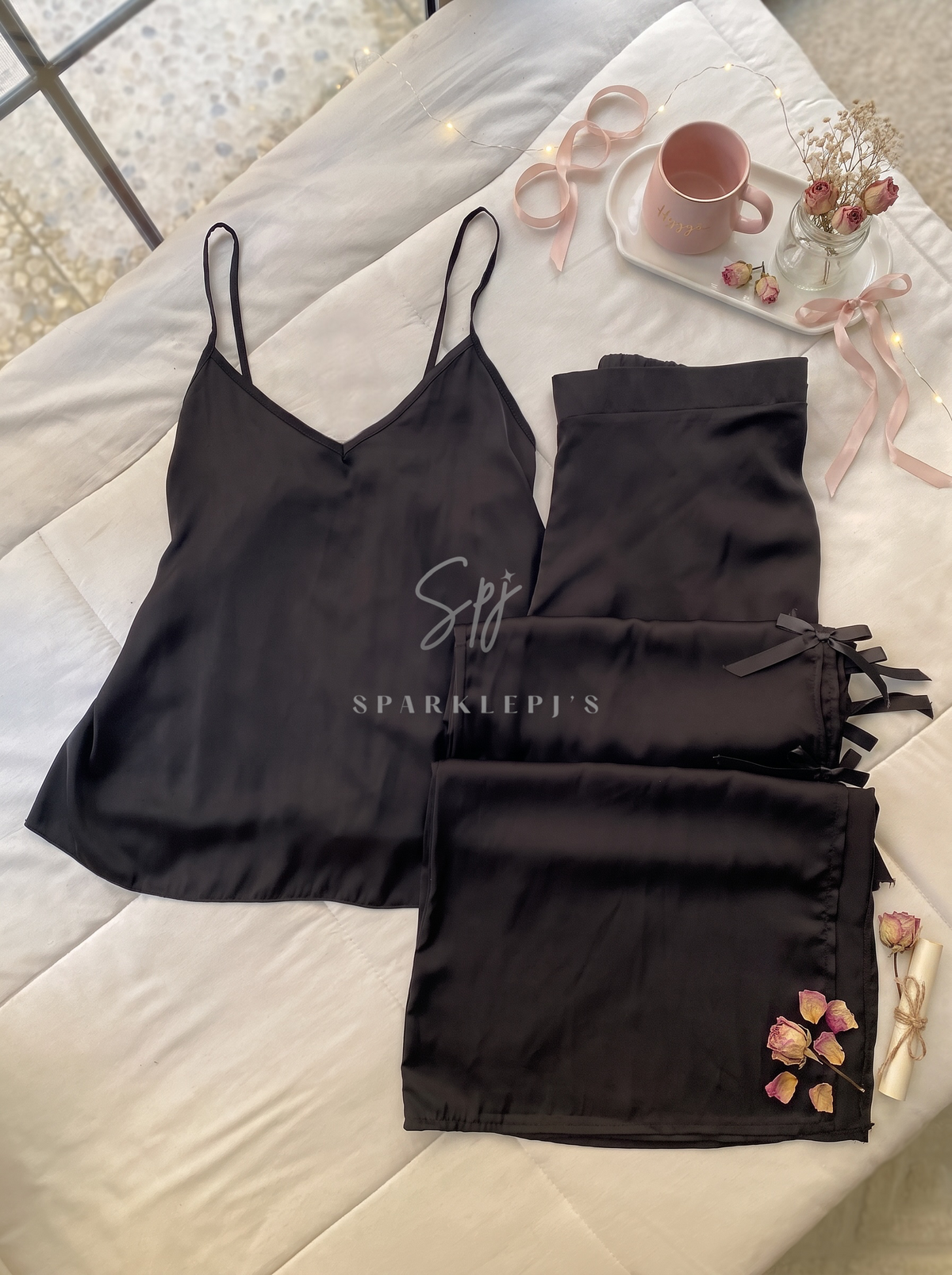 Silken Dreams Satin Pajama