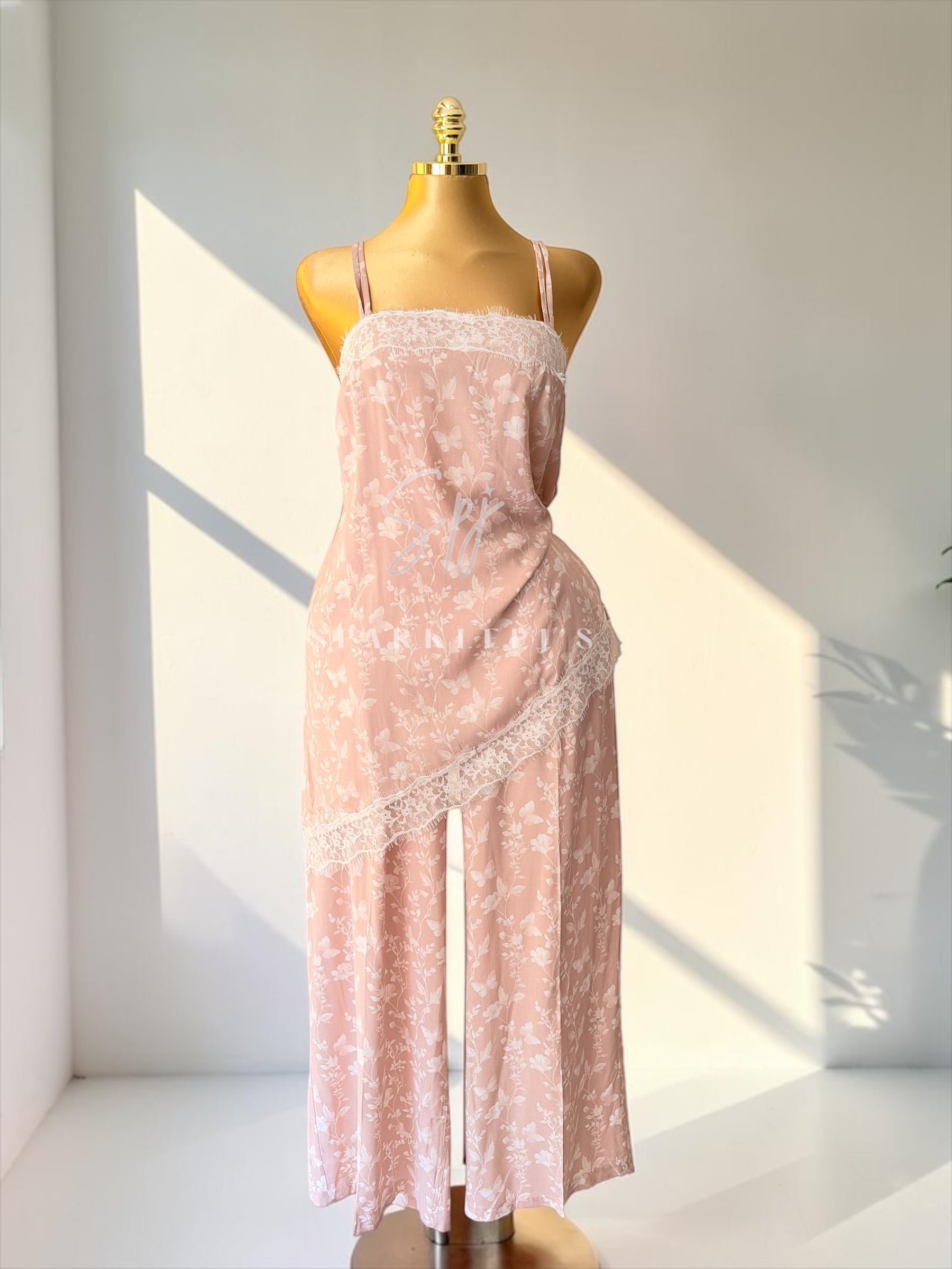 Blush Bloom Lace Set