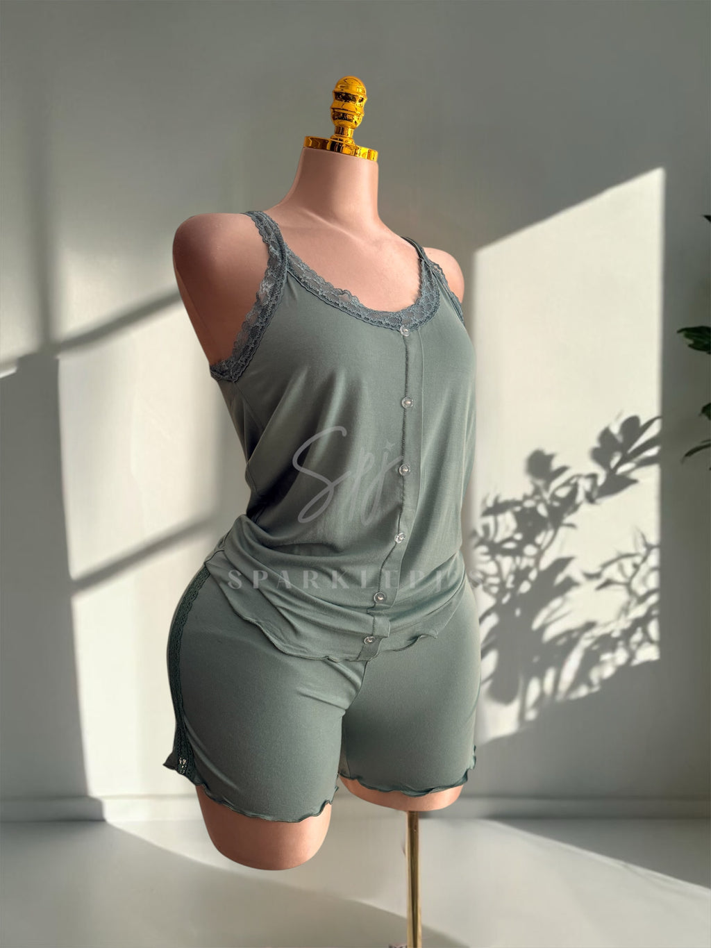 Soft Lace Summer Short Set