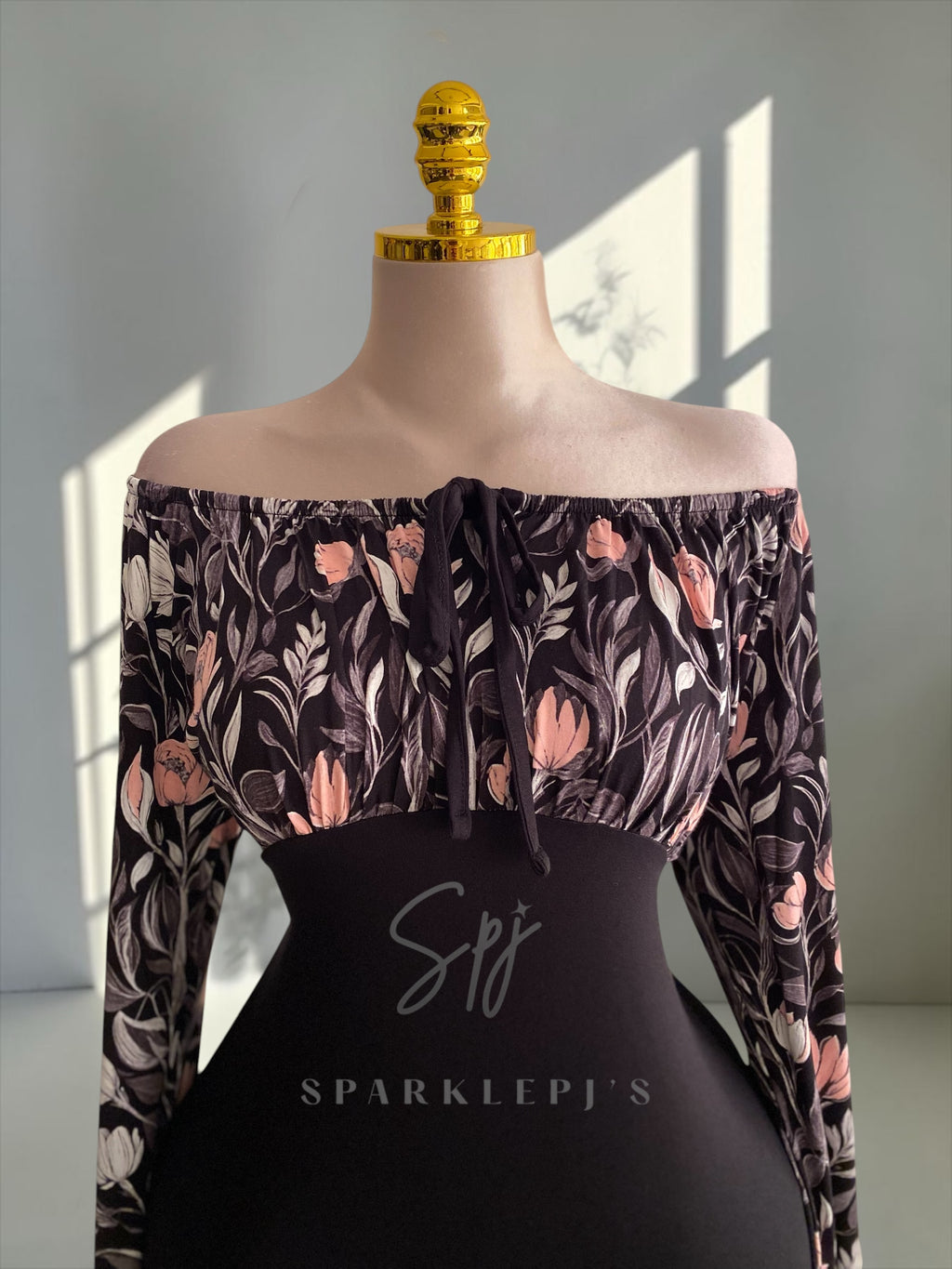 Bloom Off-Shoulder Maxi Dress