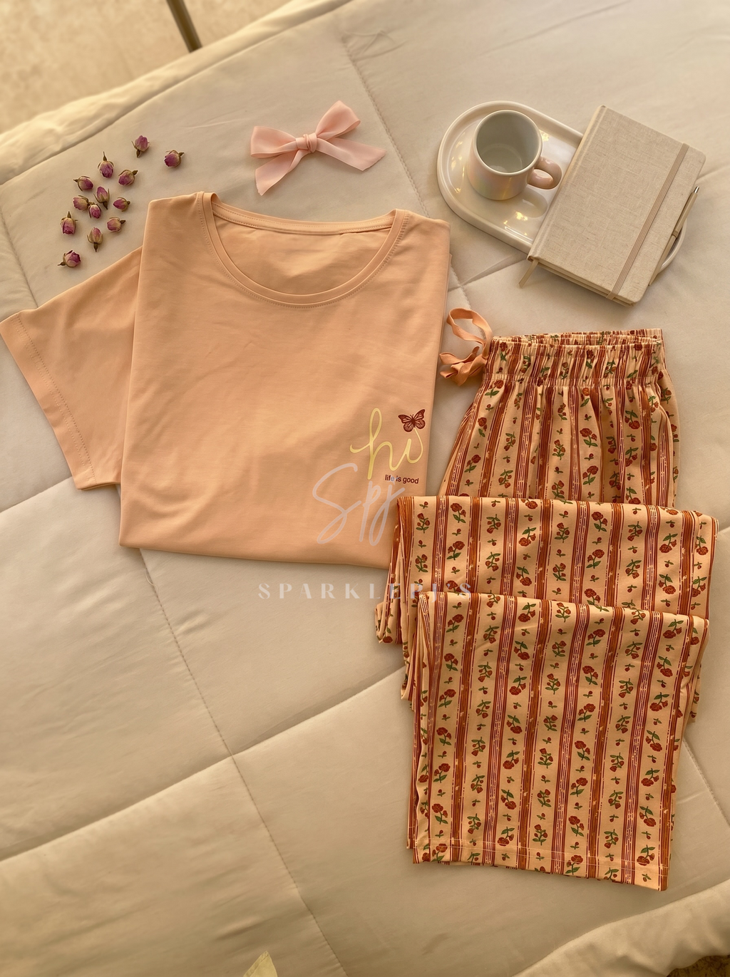 Butterfly Bliss Pajama Set (Long-Pants)