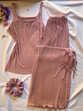 Ribbon Touch Pajama Set