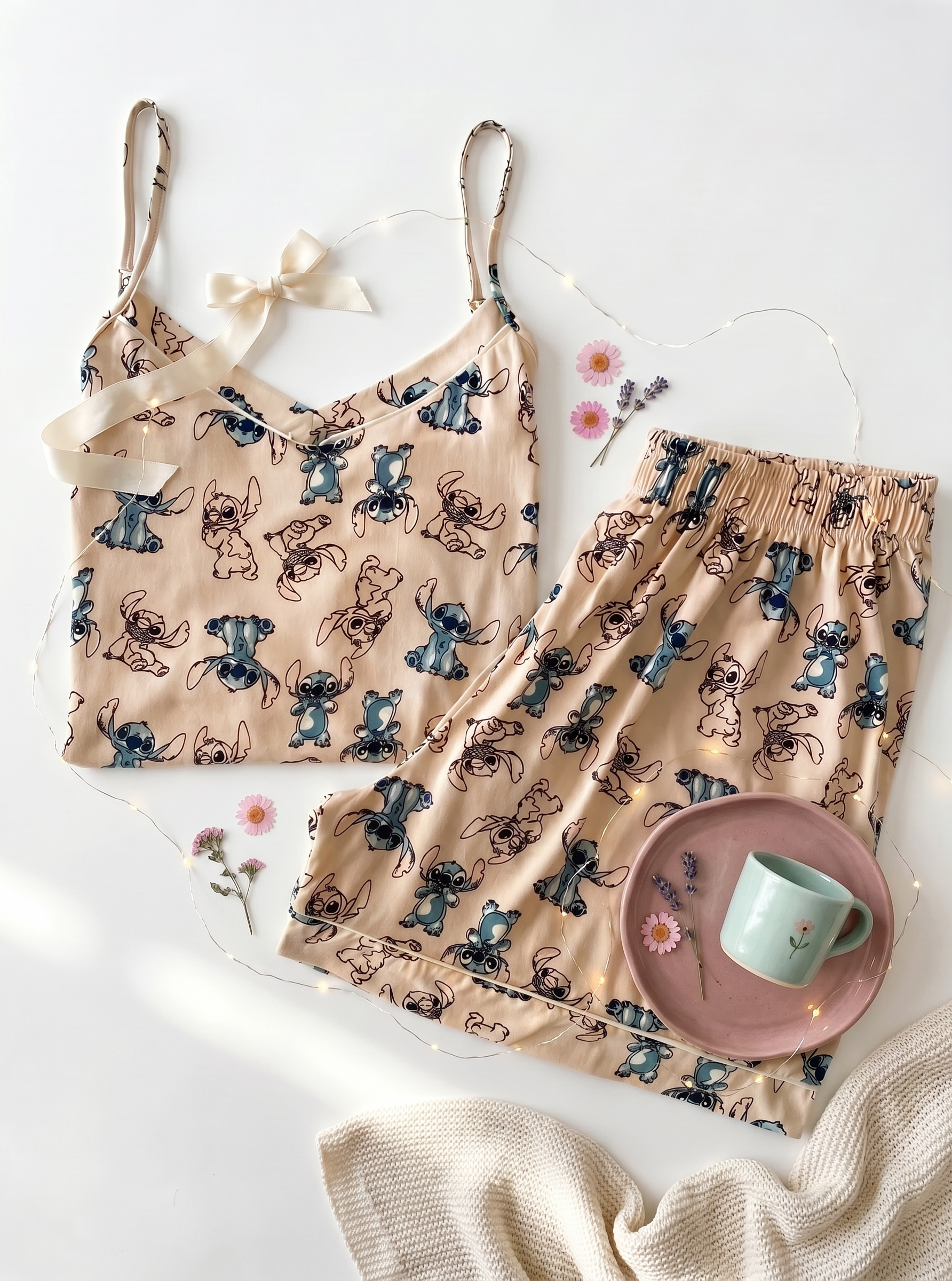 Cute Stitch Short Pajama