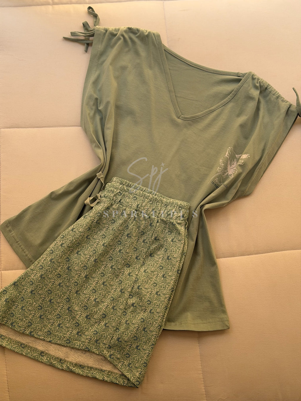 Calm Vibes Short Pajama (Short-Sleeve)