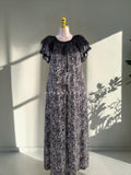 Lace Detail Long Night Dress