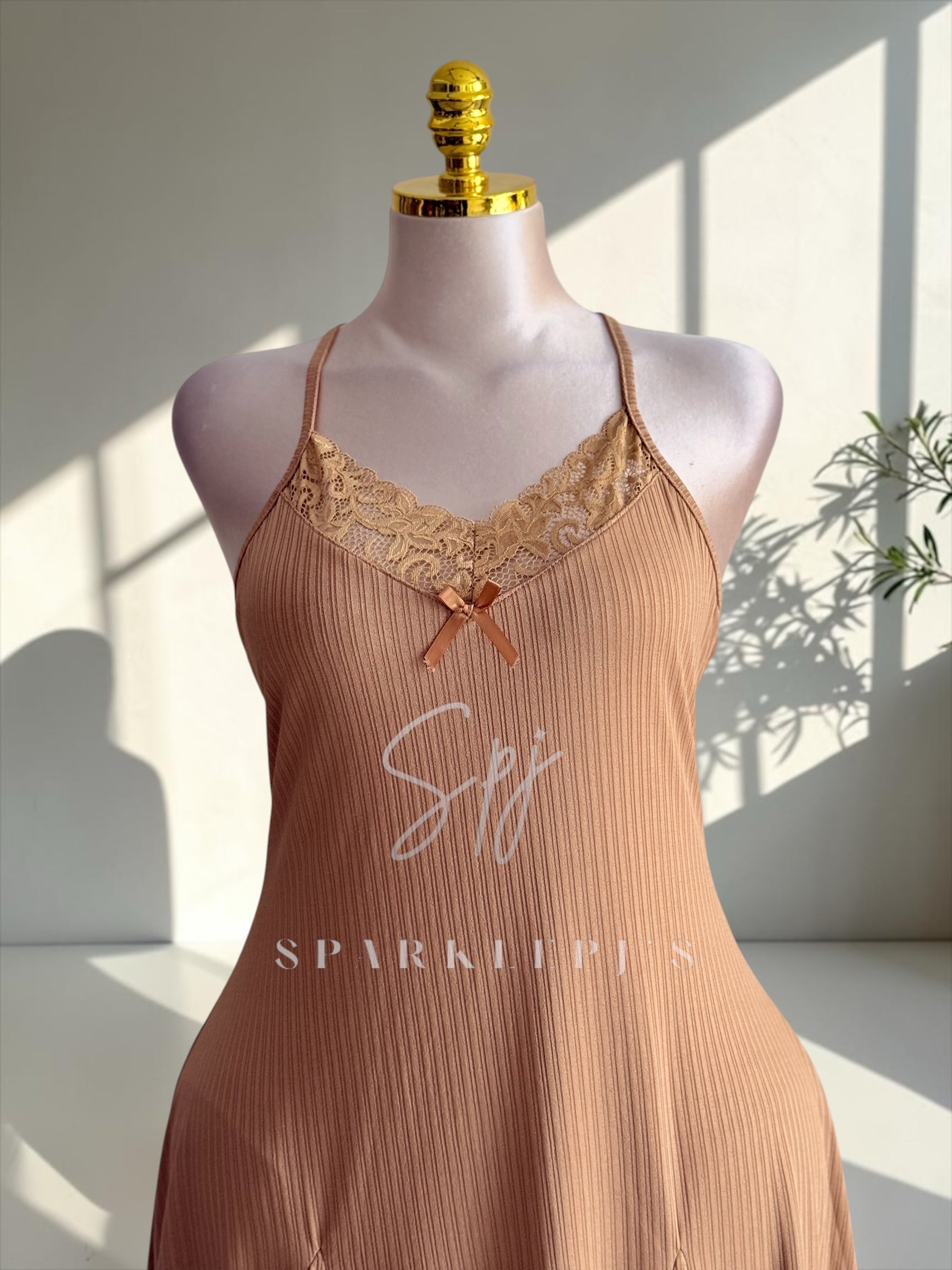 Lace Trim Nightdress