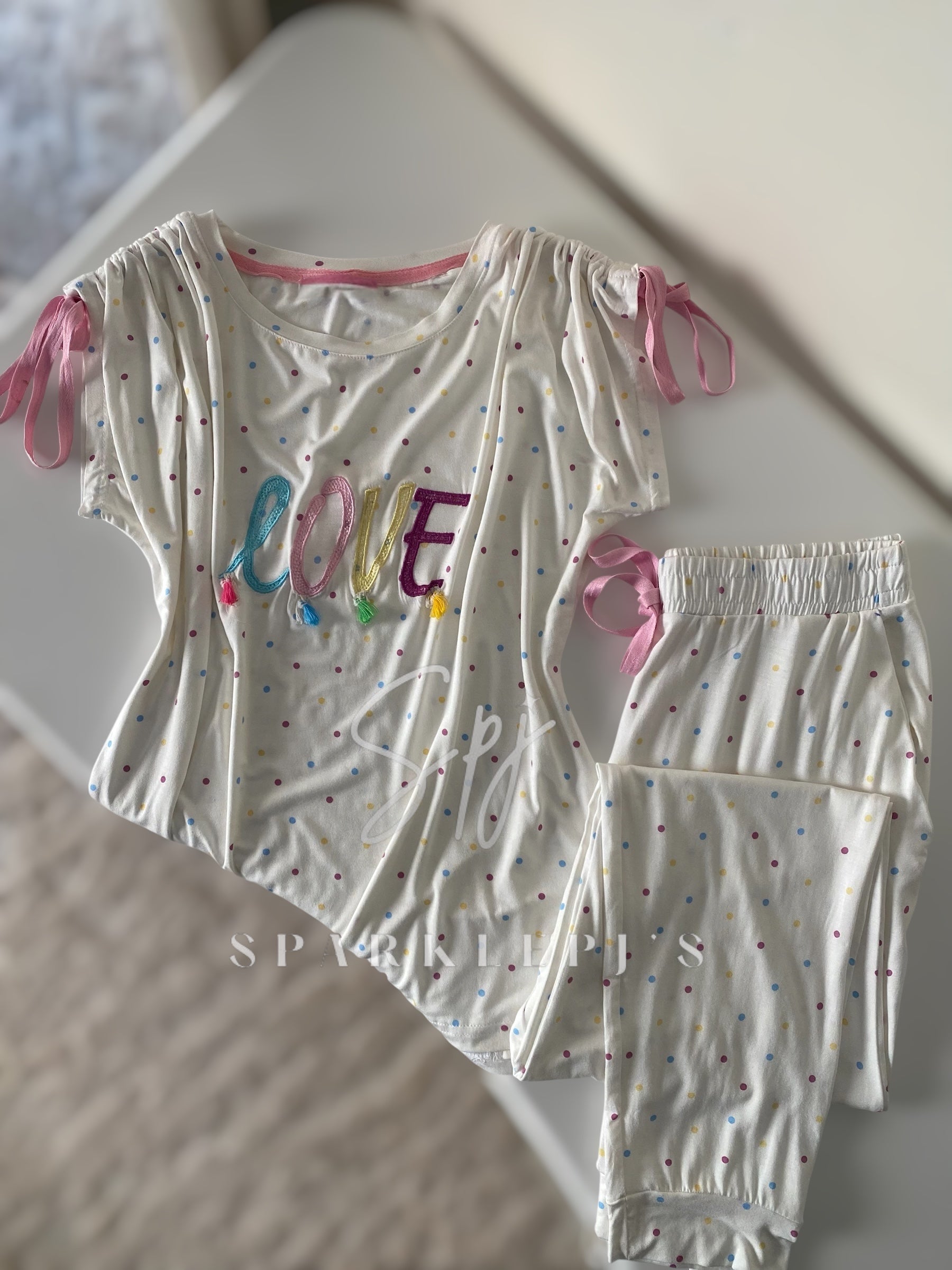 Love Dots Pajama Set
