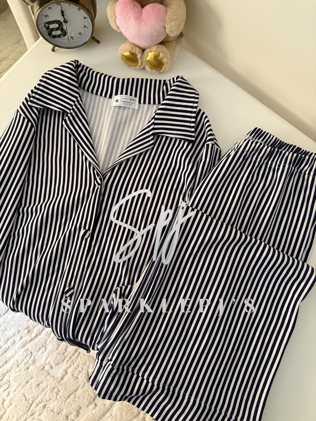 Elegant Stripe Lounge Set