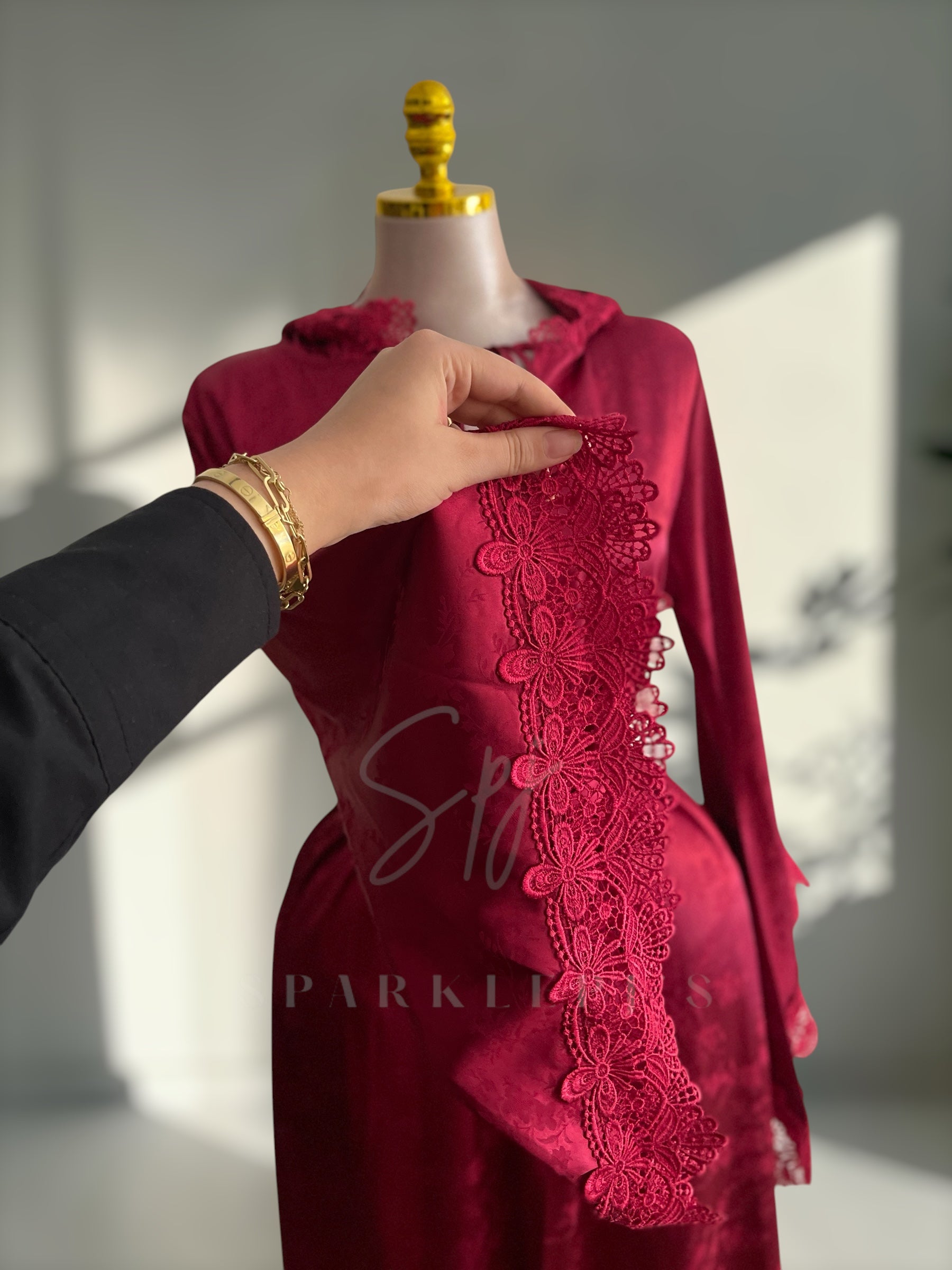 Floral Satin Lounge Abaya