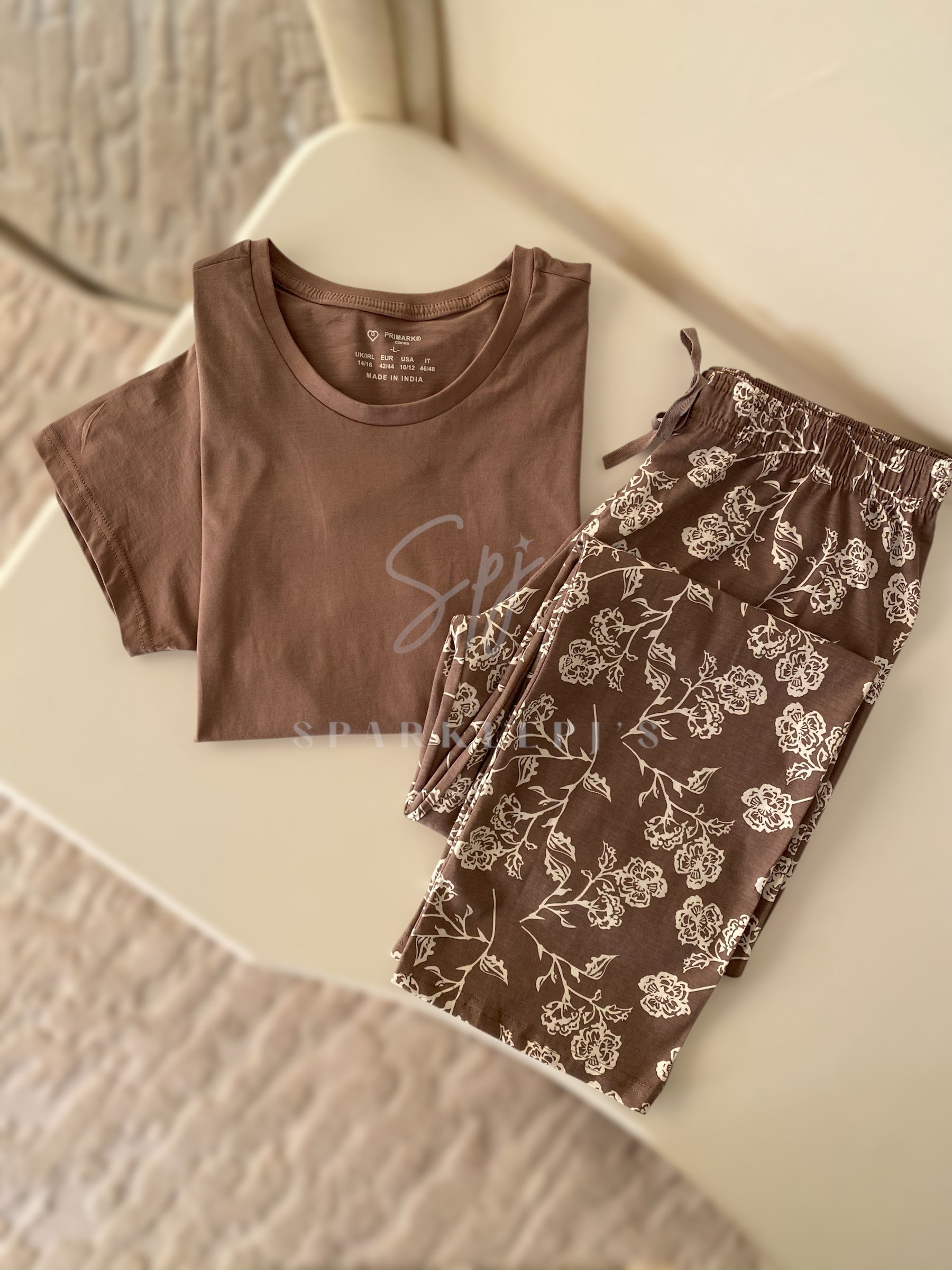 Primark - Everyday Floral Pajama (Short-Sleeve)