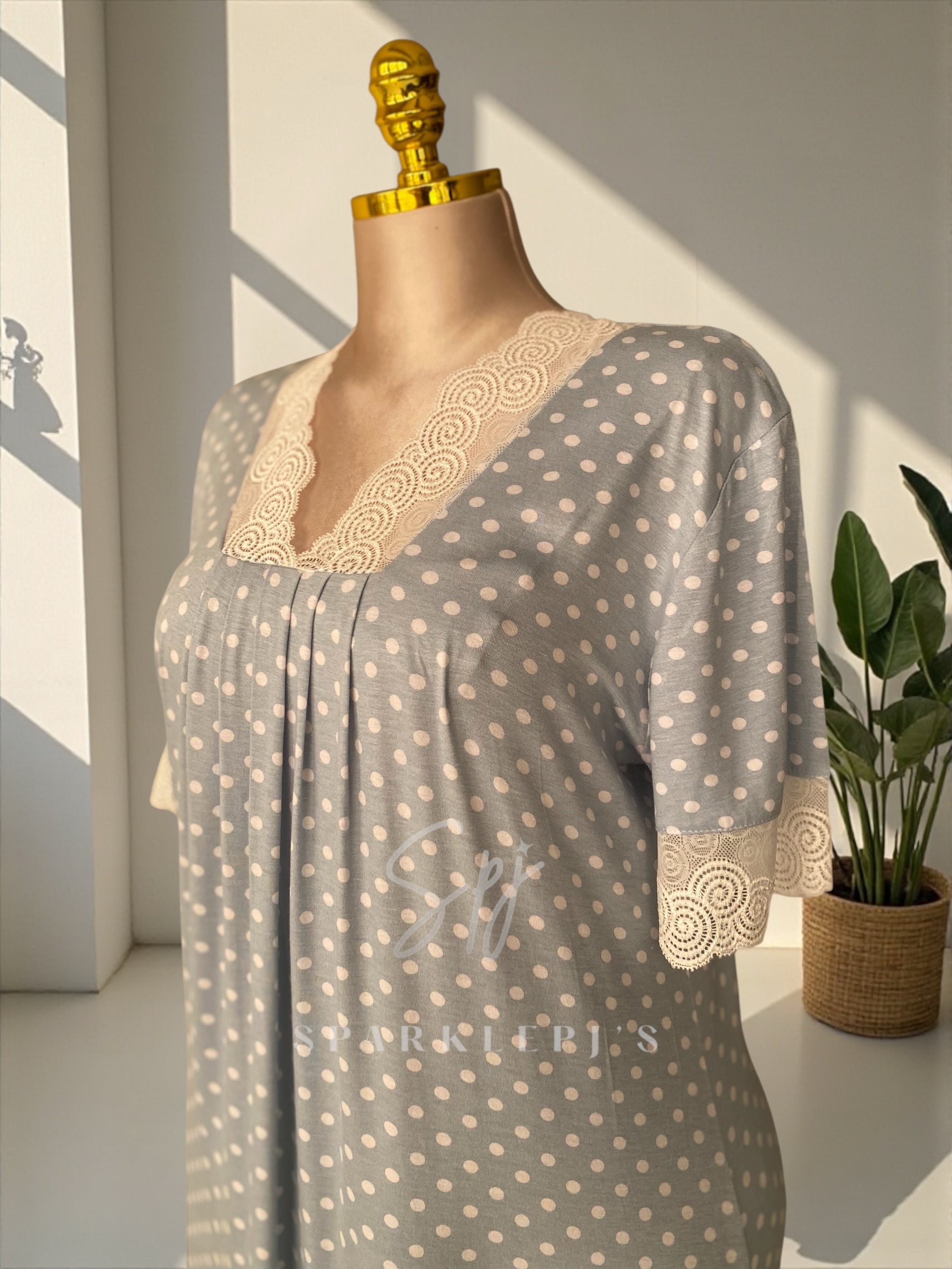 Soft Dotty Nightgown