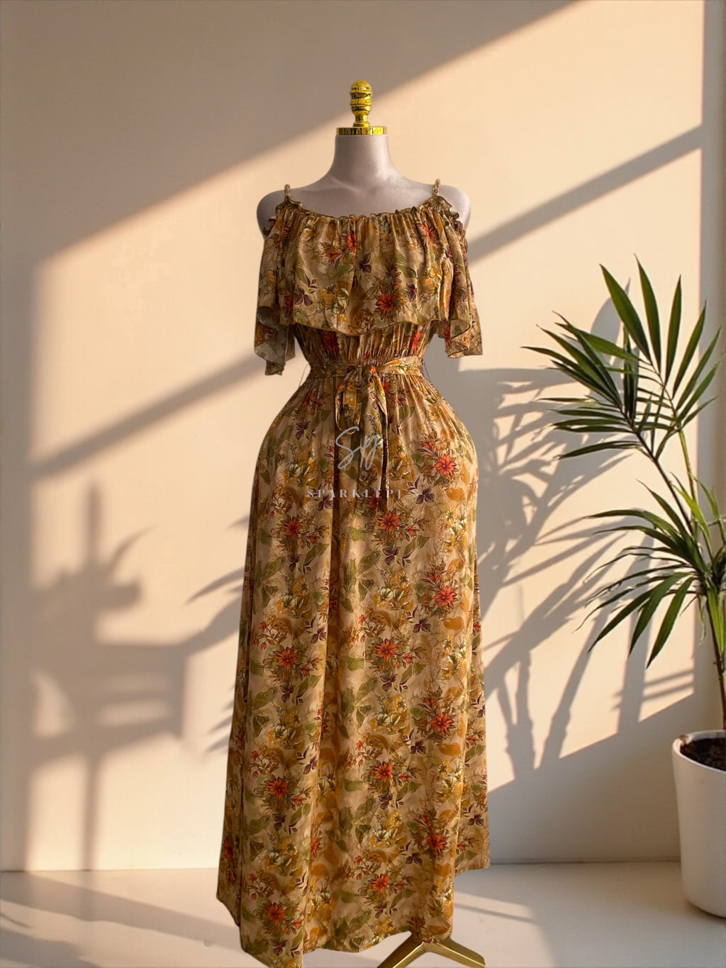Golden Garden Maxi Nightshirt