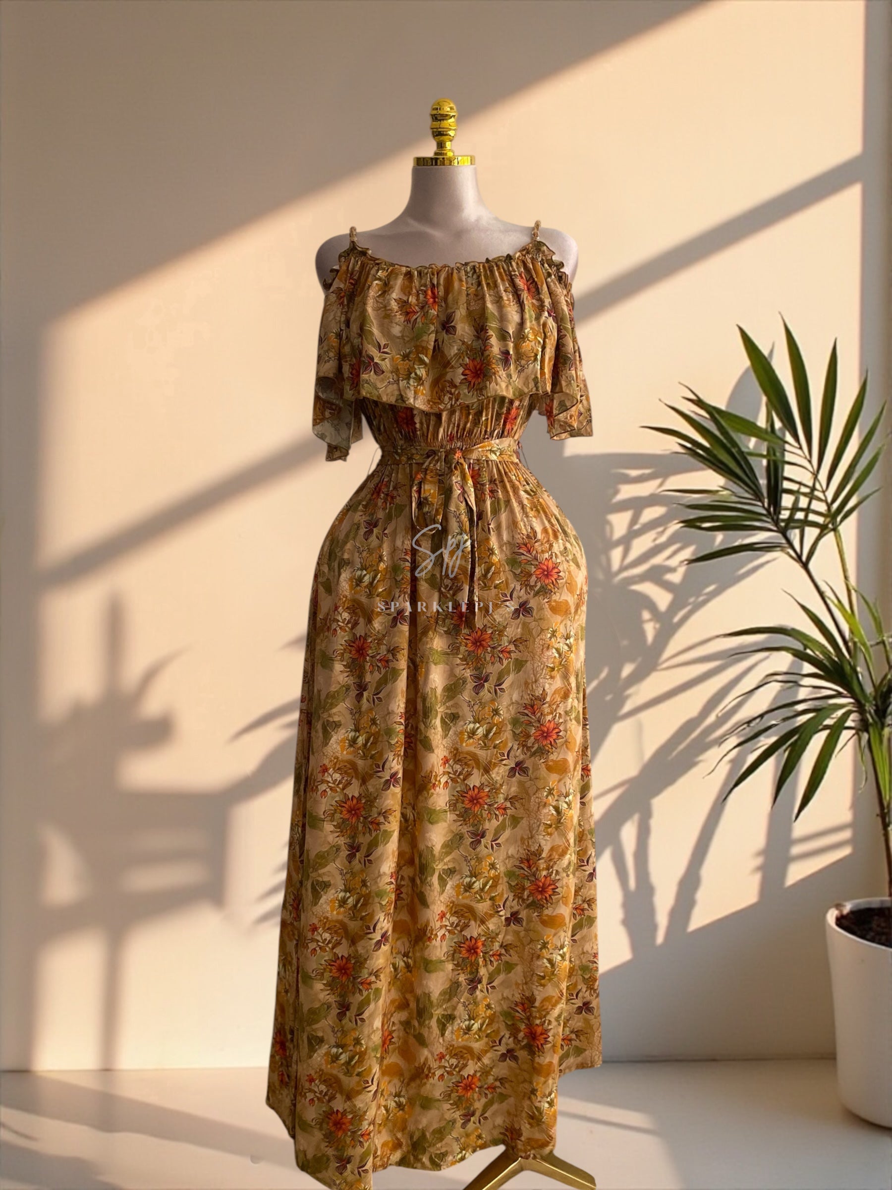 Golden Garden Maxi Nightshirt