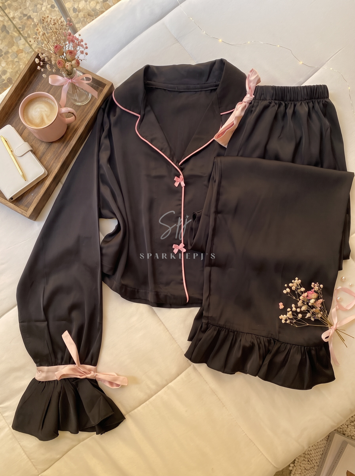 Satin Elegance Pajama Set