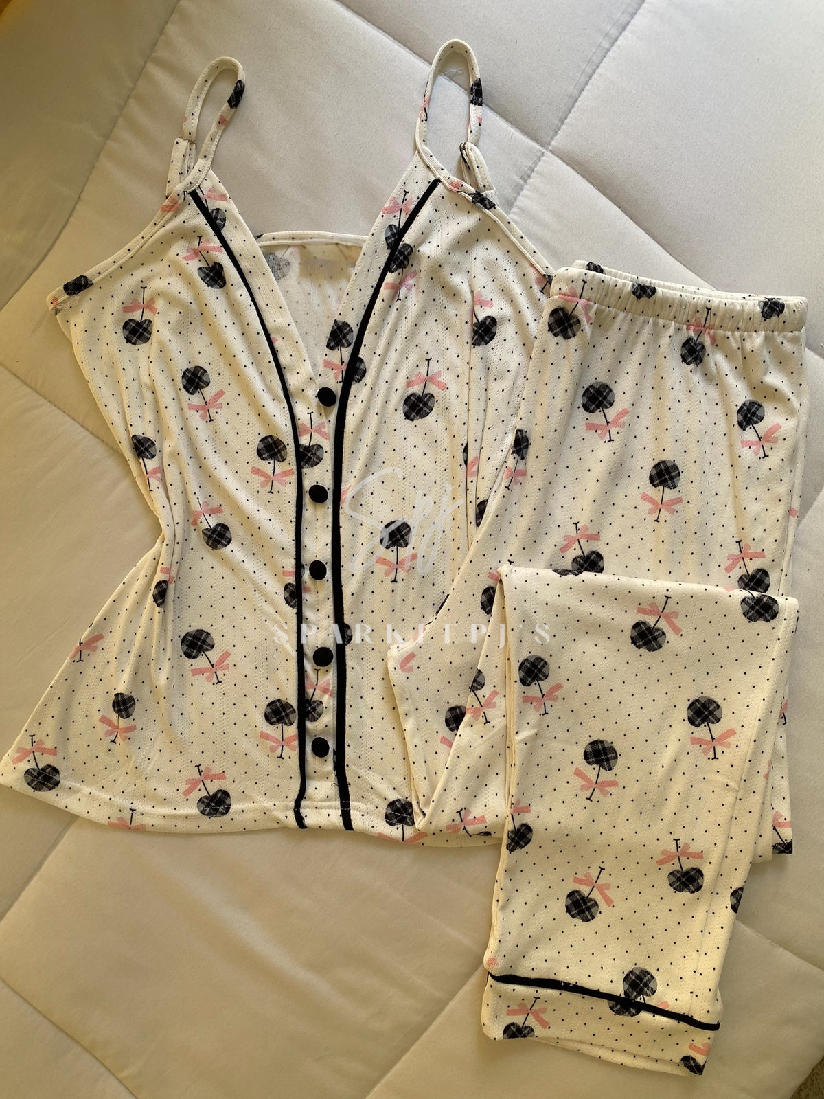 Cherry Dot Sleepwear Set