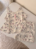 Sweet Kitty Short Pajama Set