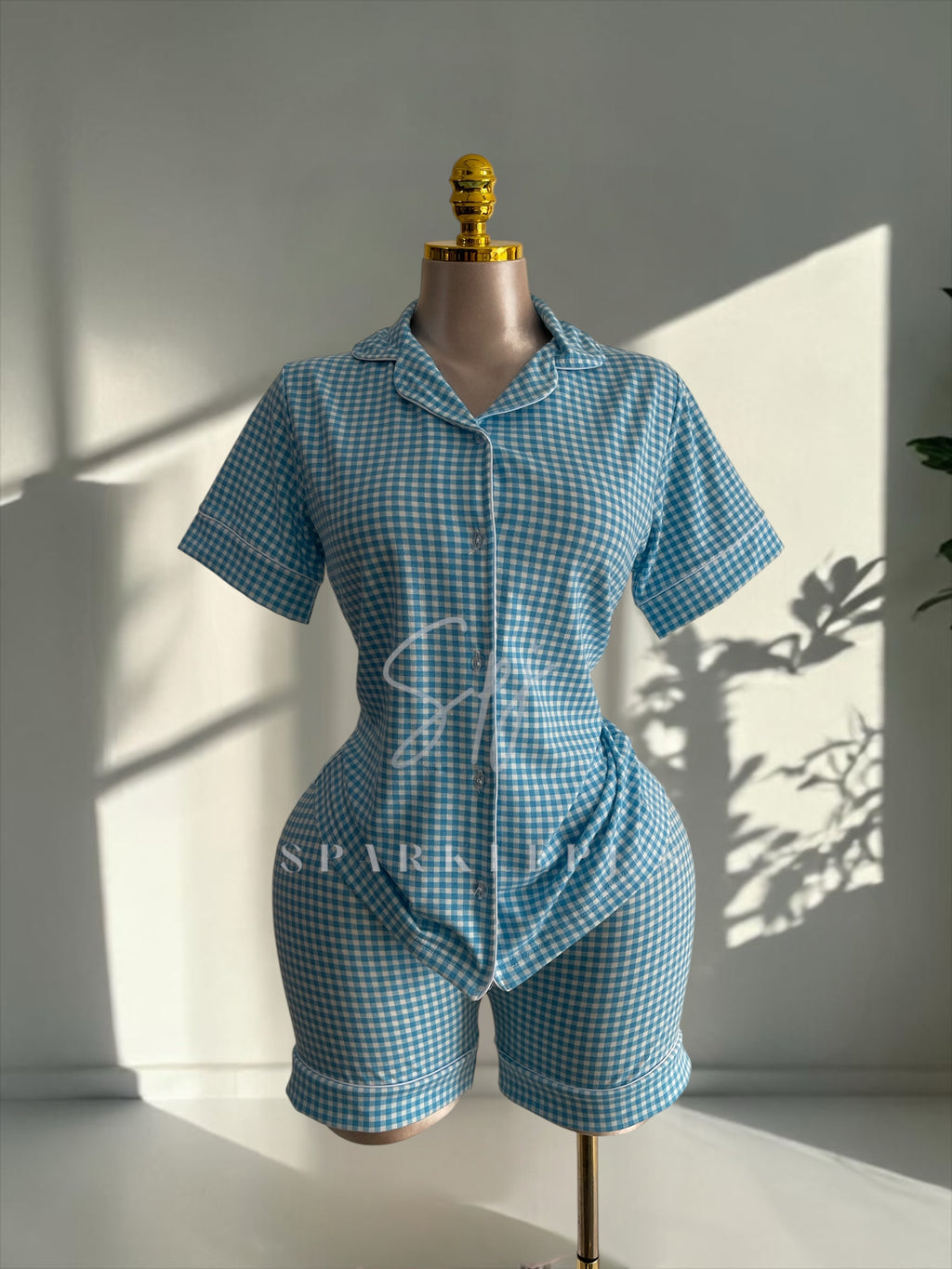 Gingham Dreams Short Pajama