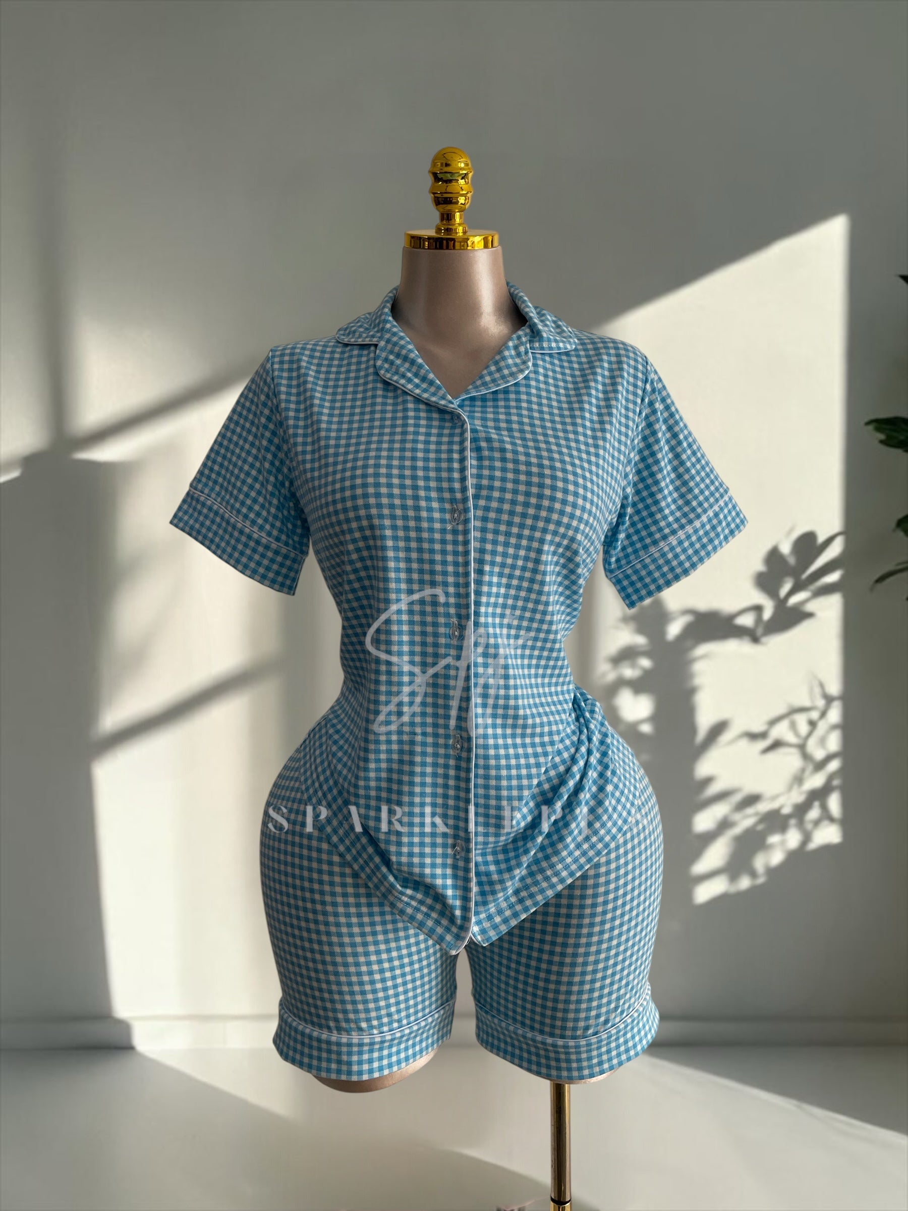 Gingham Dreams Short Pajama