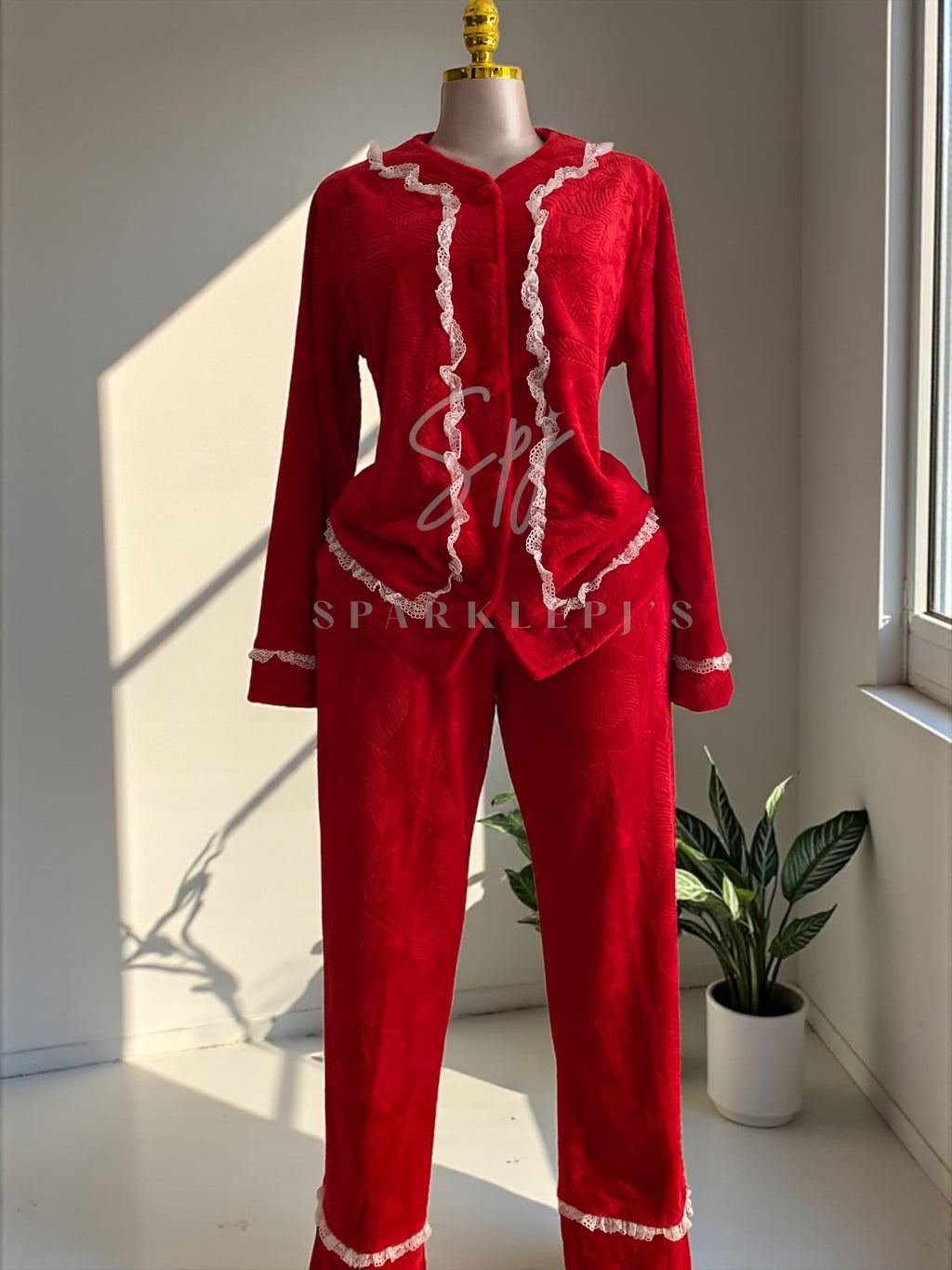 Opulent Ruffle Pajamas