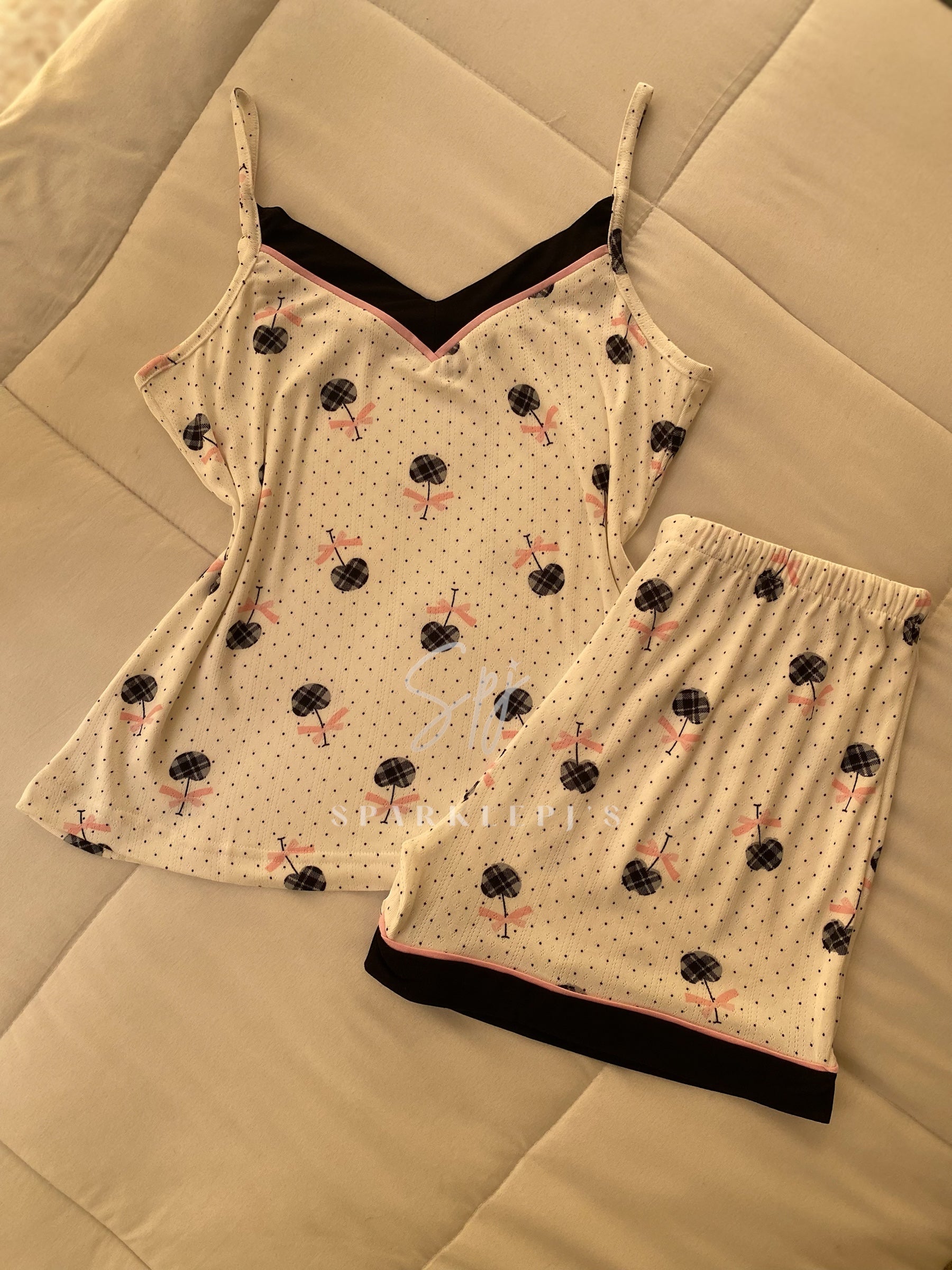 Cherry Dots Cami Set
