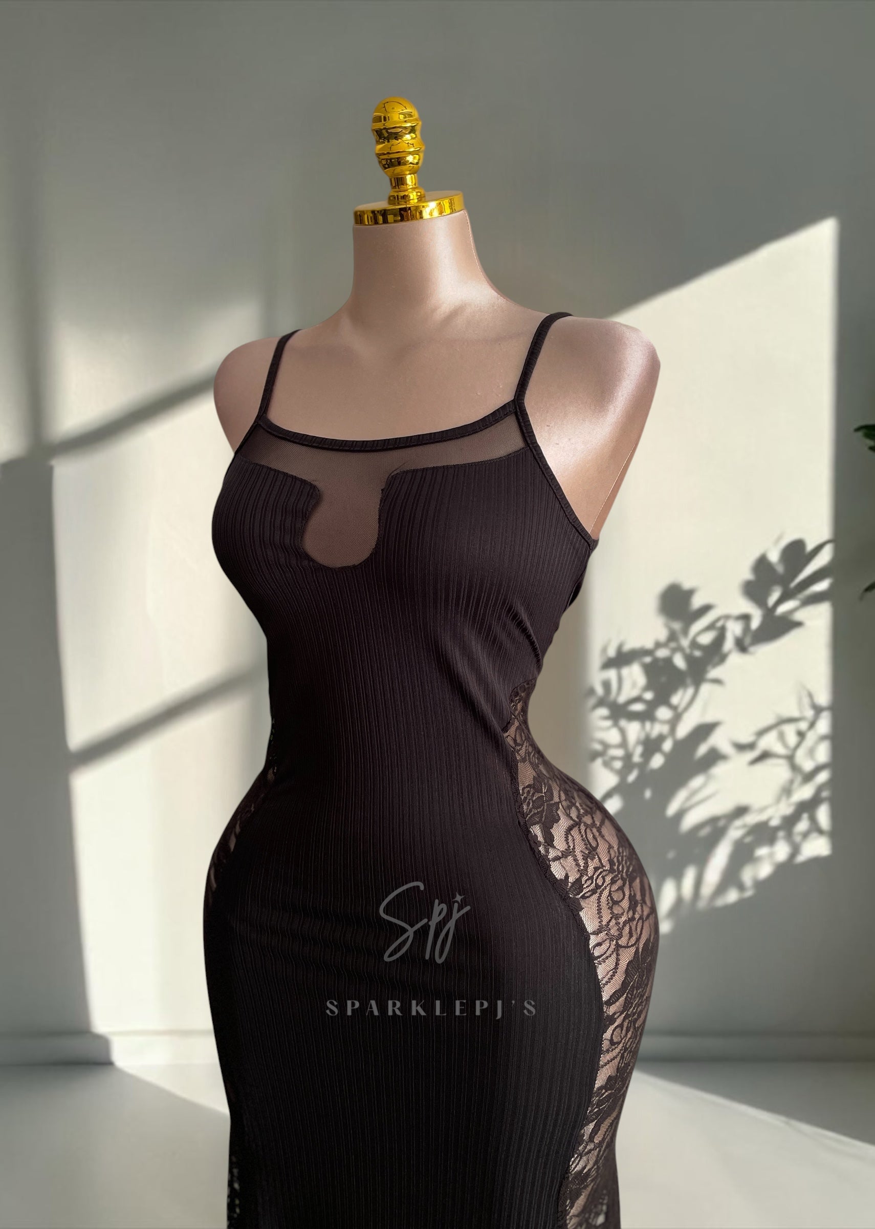 Midnight Lace 2-Piece Nightwear Set