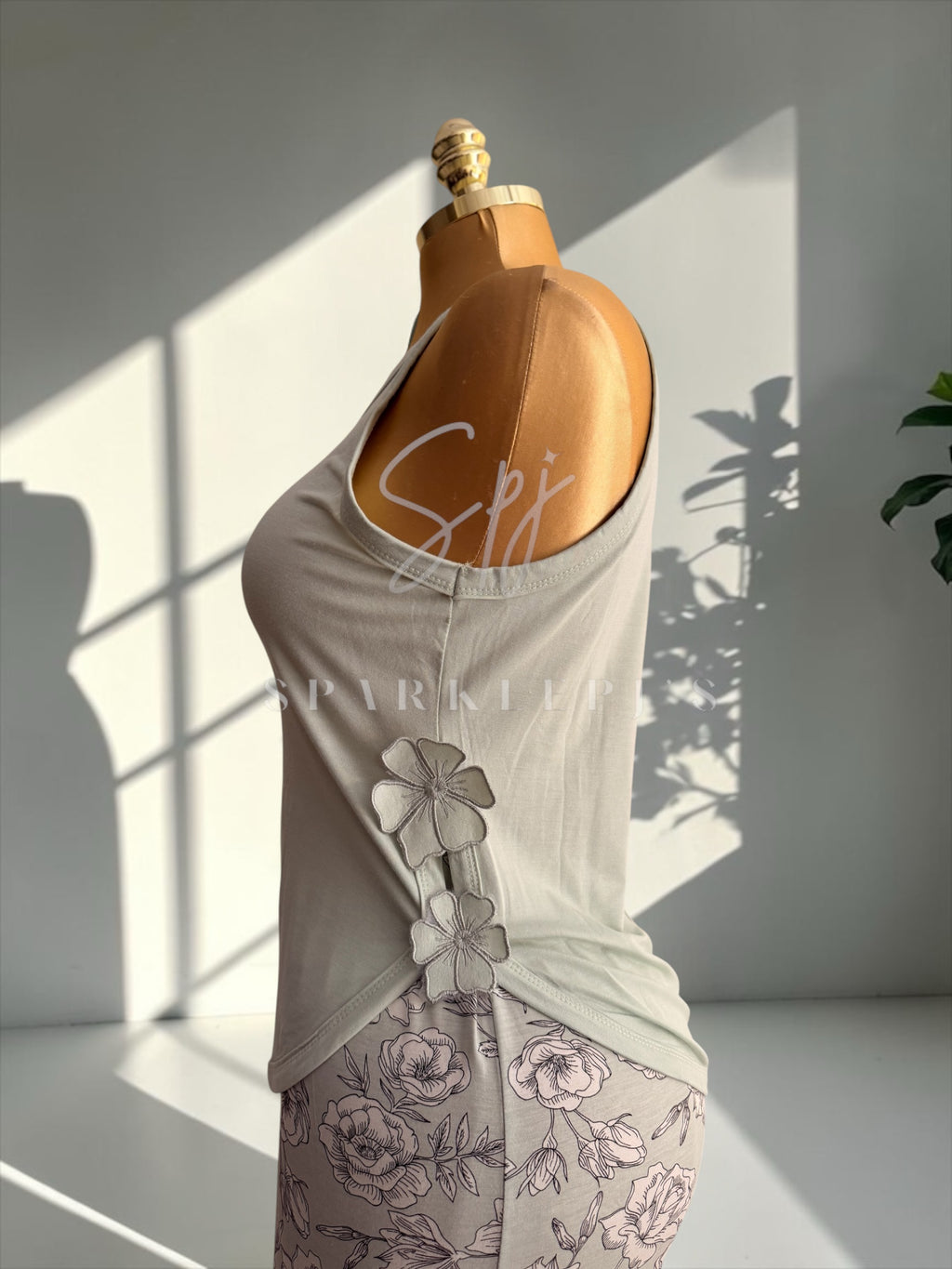 Soft Blossom Pajama Set