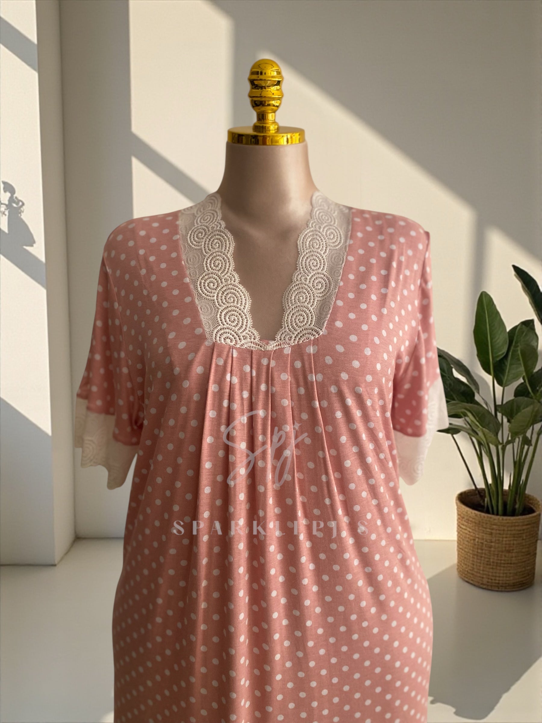Soft Dotty Nightgown