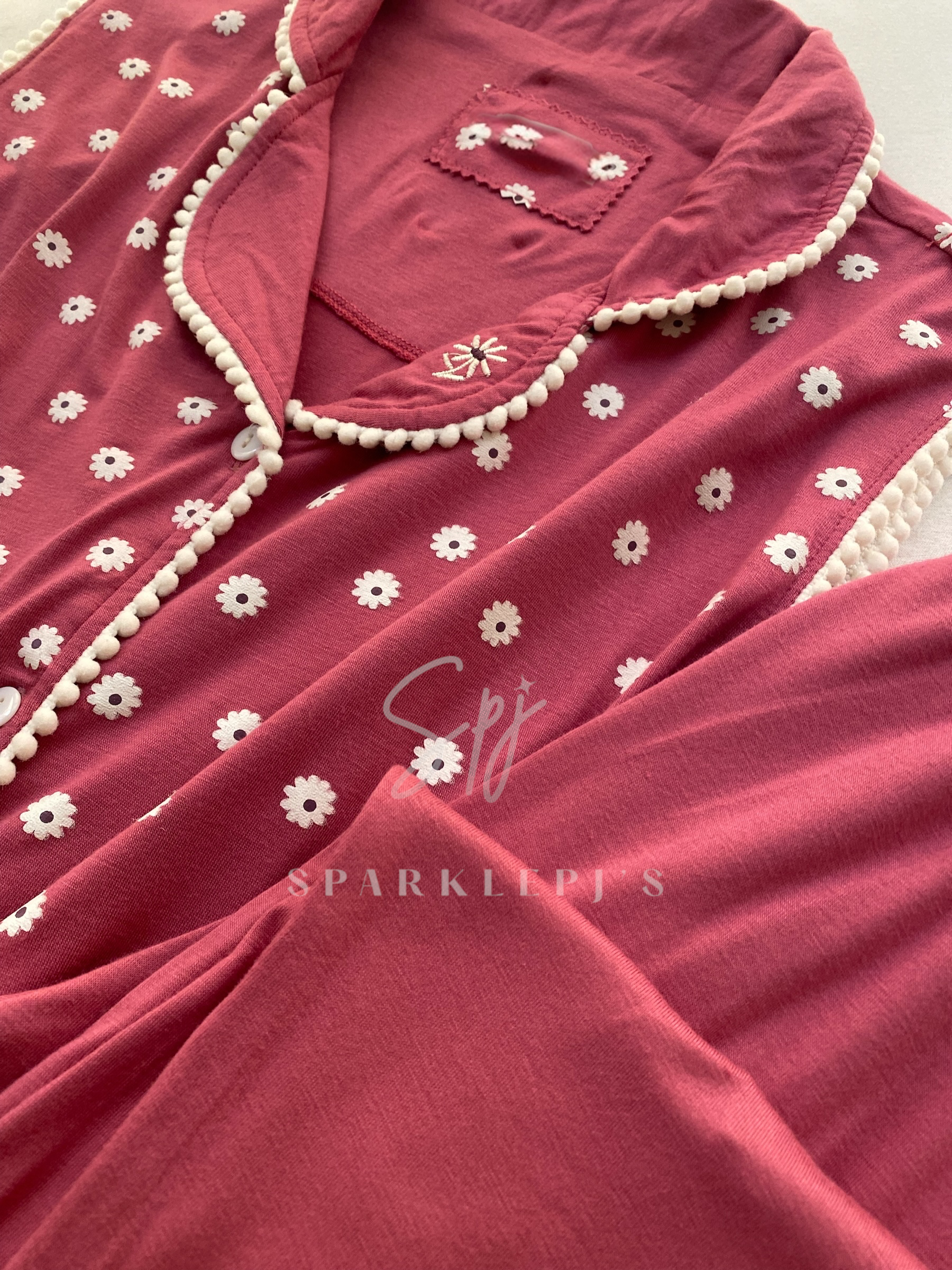 Daisy Charm Pajama Set