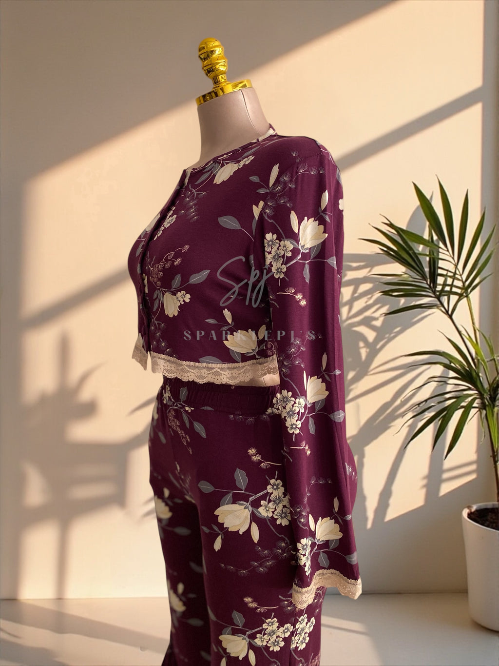 Lace Blossom Pajama