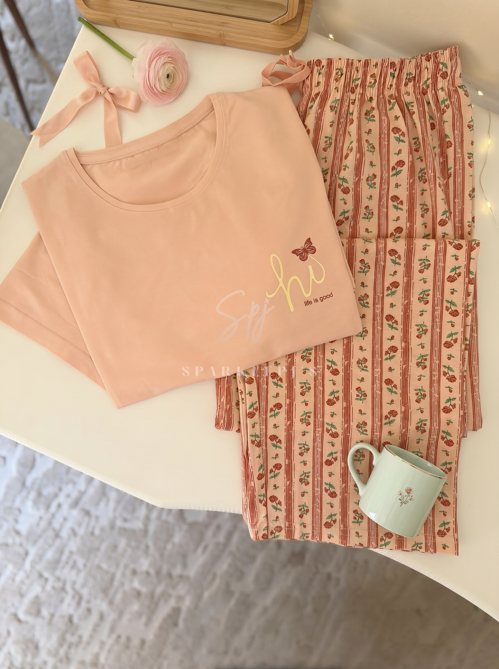 Butterfly Bliss Pajama Set (Long-Pants)