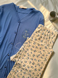 Floral Long Sleeve Pajama Set