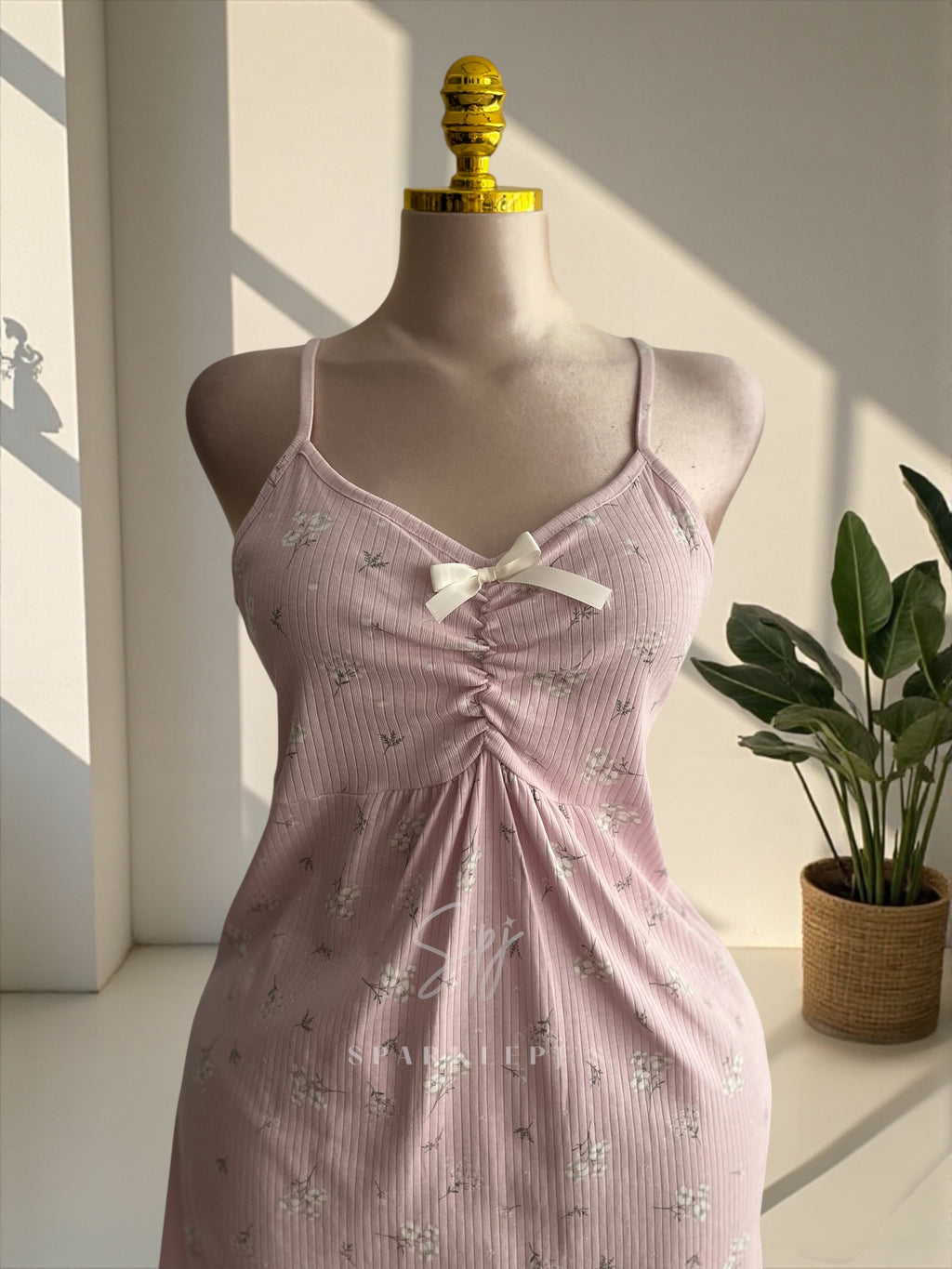 Blossom Ribbed Nightdress