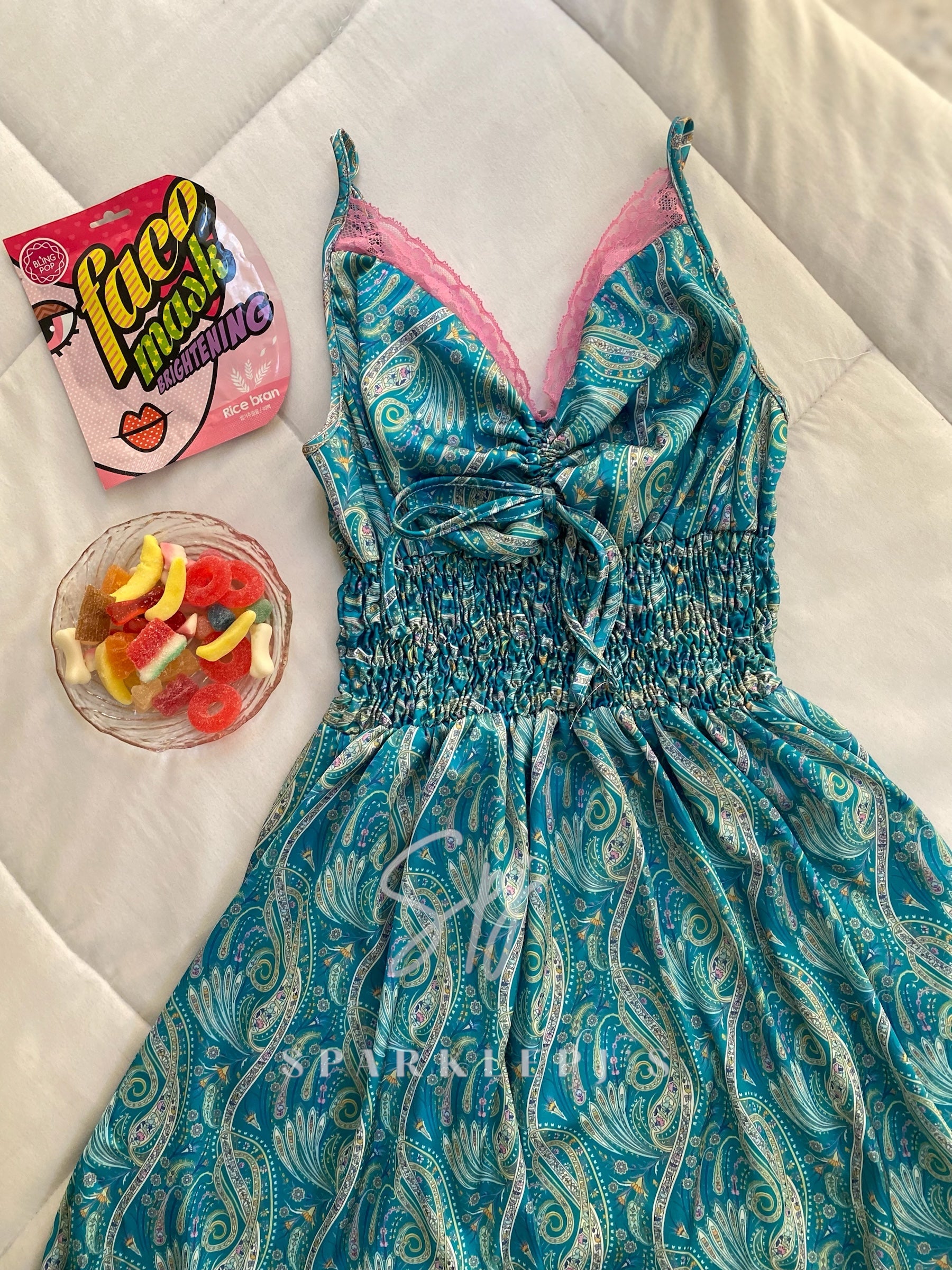 Paisley Dream Short Nightshirt
