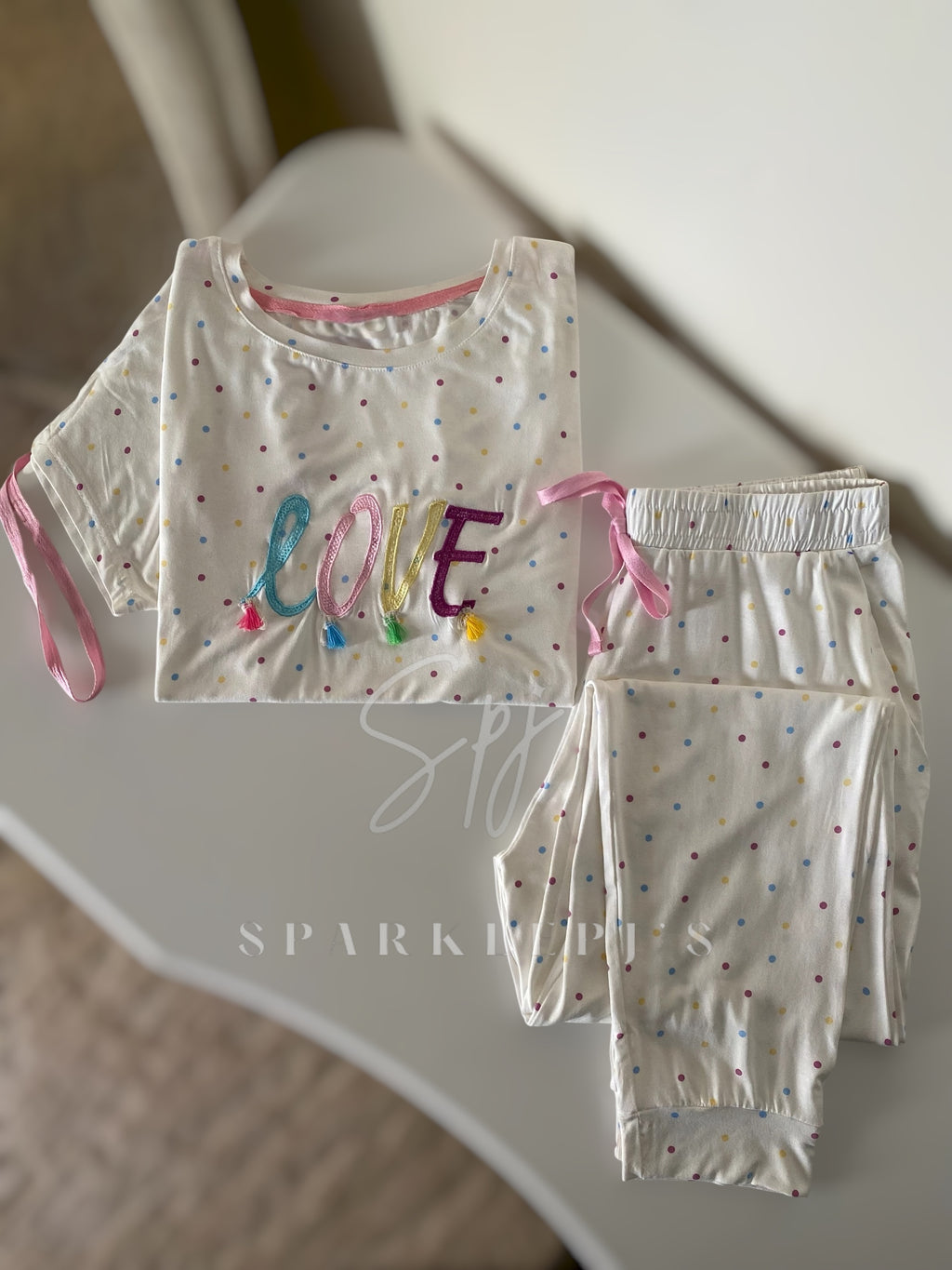 Love Dots Pajama Set