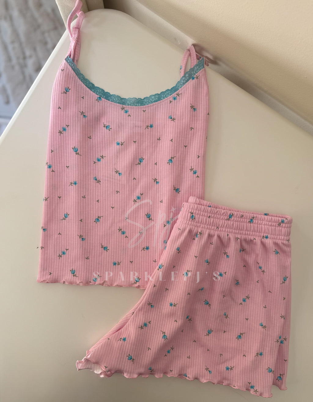 Tiny Flowers Short Set