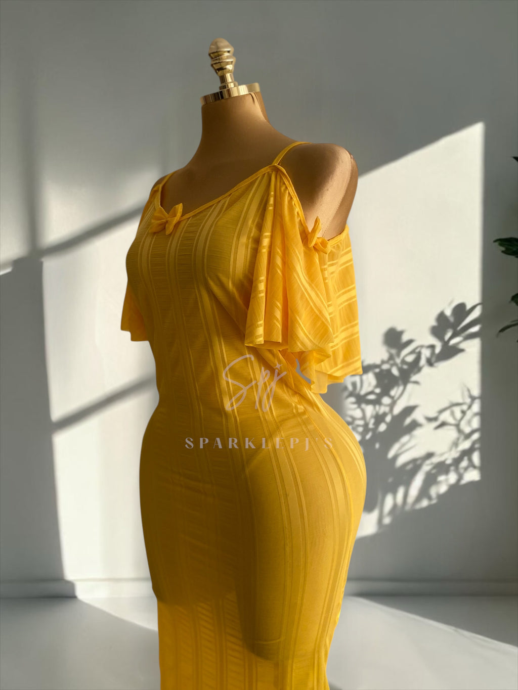Elegant Side-Shoulder Nightdress